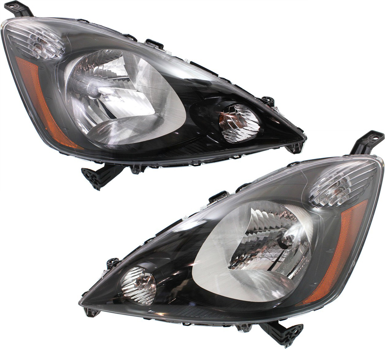 AM FIT 12-14 HEAD LAMP RH AND LH Assembly Halogen Sport Model CAPA SKU SET REPH100315Q Partslink HO2502146C HO2503146C OEM 33100TK6A51-33150TK6A51
