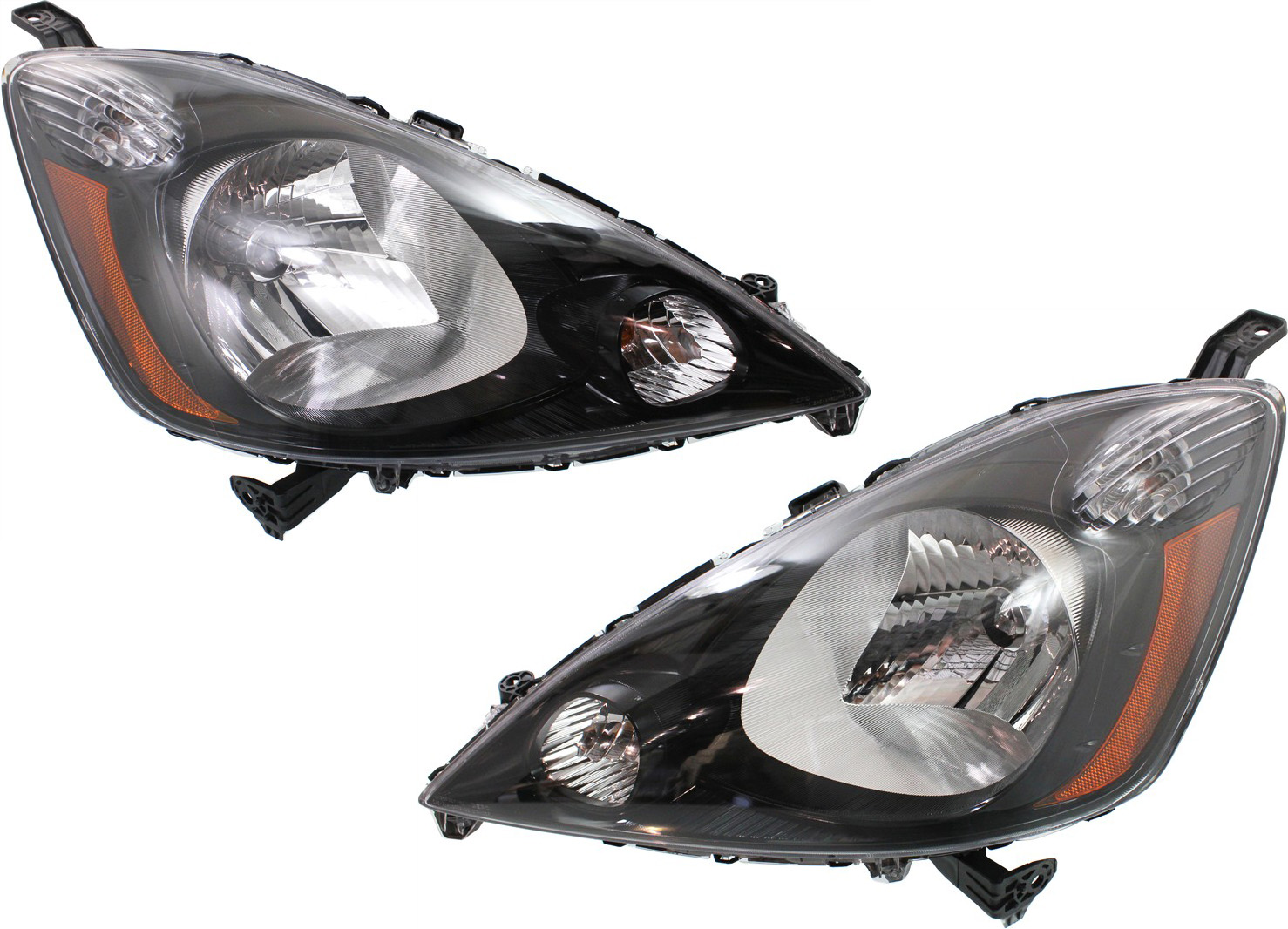 AM FIT 12-14 HEAD LAMP RH AND LH Assembly Halogen Sport Model SKU SET REPH100315 Partslink HO2502146 HO2503146 OEM 33100TK6A51-33150TK6A51