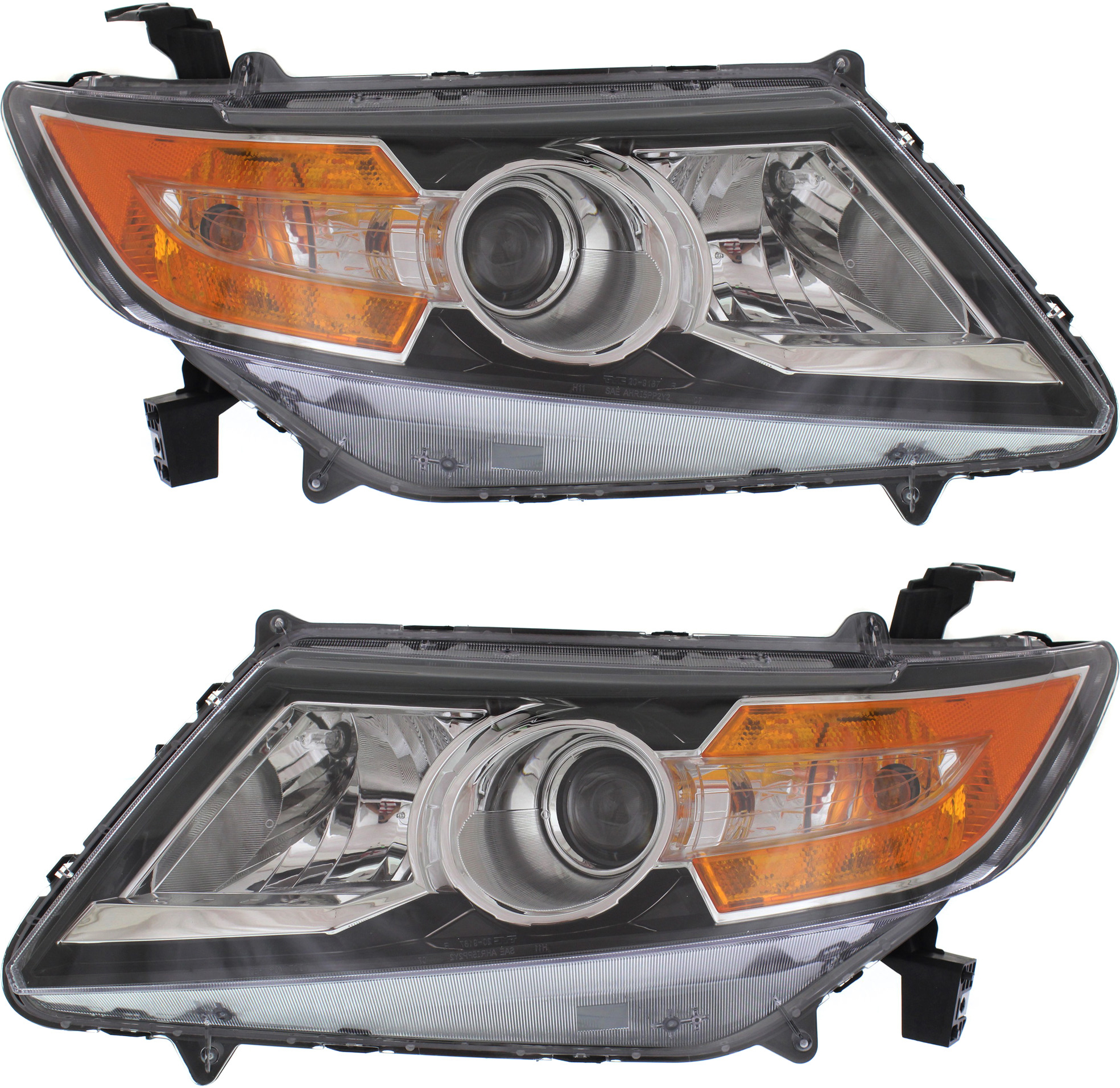 AM ODYSSEY 14-17 HEAD LAMP RH AND LH Assembly Halogen CAPA SKU SET REPH100337Q Partslink HO2503154C HO2502154C OEM 33100TK8A02-33150TK8A02