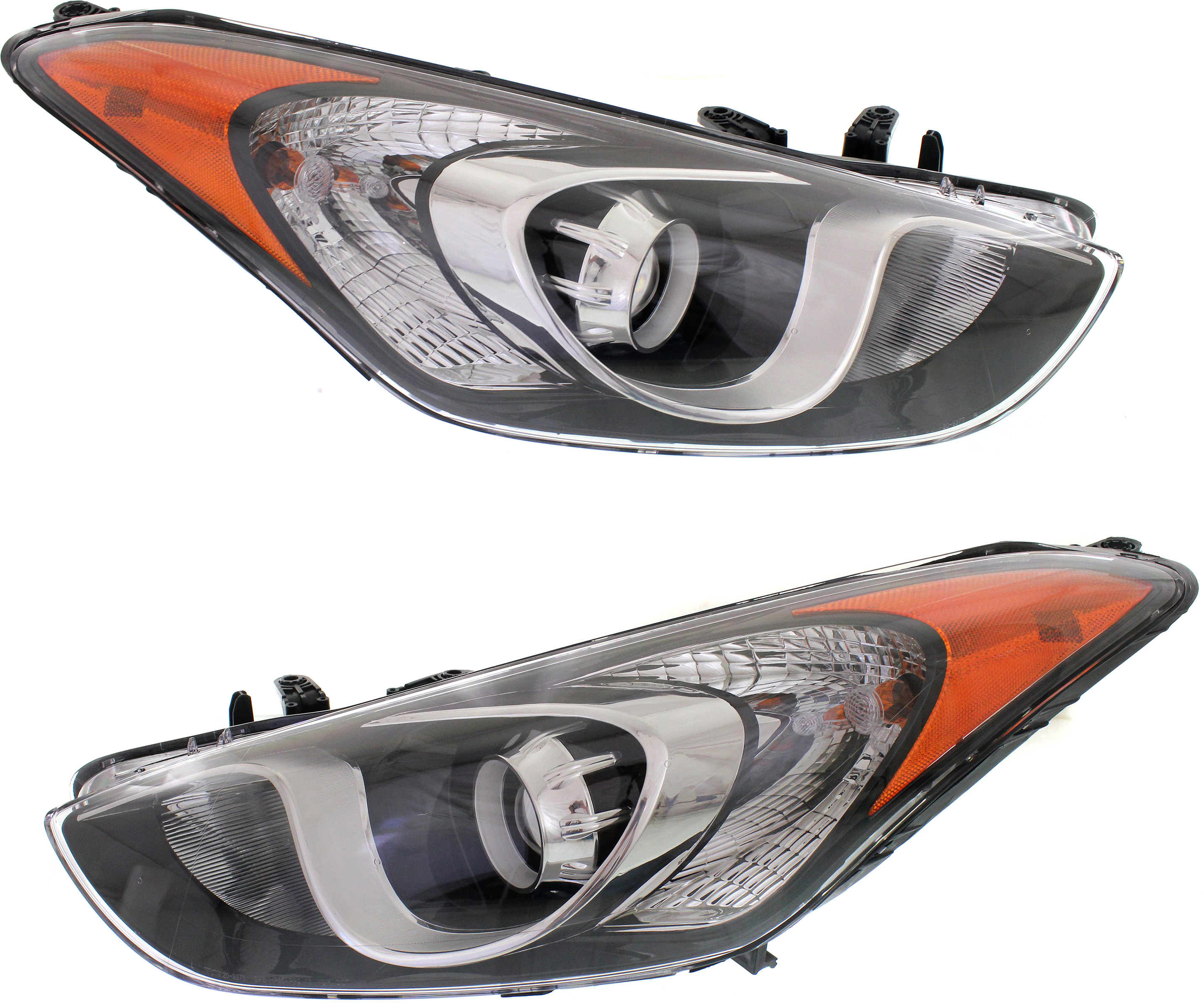 AM ELANTRA GT 13-17 HEAD LAMP RH AND LH Assembly Halogen SKU SET REPH100339 Partslink HY2503173 HY2502173 OEM 92102A5050-92101A5050
