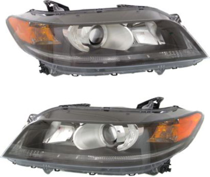 AM ACCORD 13-15 HEAD LAMP RH AND LH Assembly Halogen 2 Door Coupe CAPA SKU SET REPH100341Q Partslink HO2502157C HO2503157C OEM 33100T3LA11-33150T3LA11