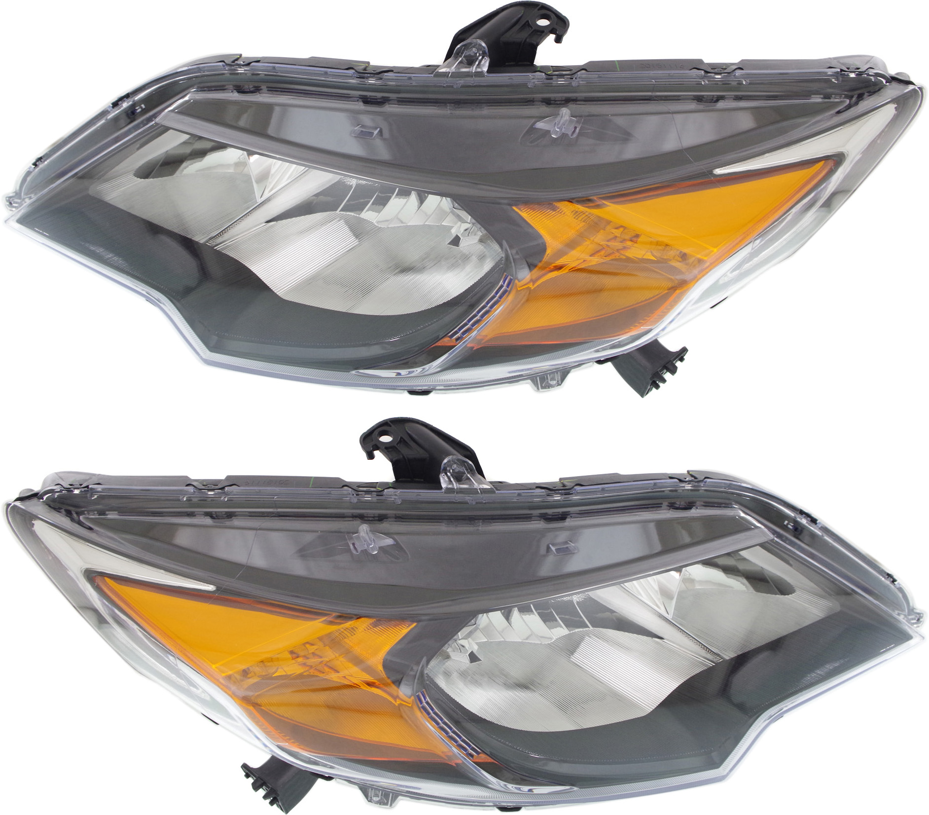 AM CIVIC 14-15 HEAD LAMP RH AND LH Assembly Halogen Coupe CAPA SKU SET REPH100353Q Partslink HO2503163C HO2502163C OEM 33100TS8A51-33150TS8A51