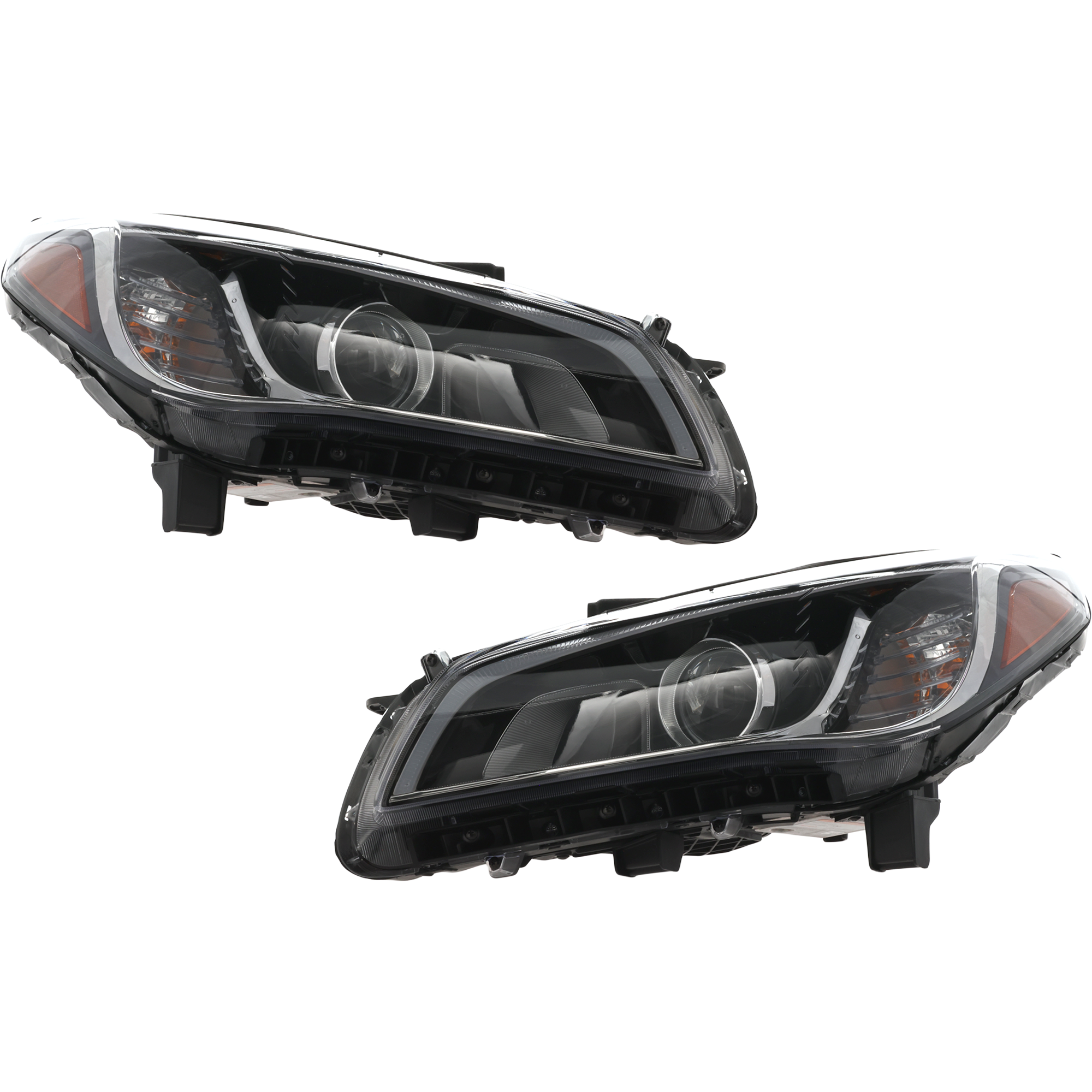 AM SONATA 15-17 HEAD LAMP RH AND LH Assembly HID Xenon w HID bulb and ballast Sedan SKU SET REPH100373 Partslink HY2503184 HY2503214 HY2502184 HY2502214 OEM 92102C2100-92102C2200-92101C21
