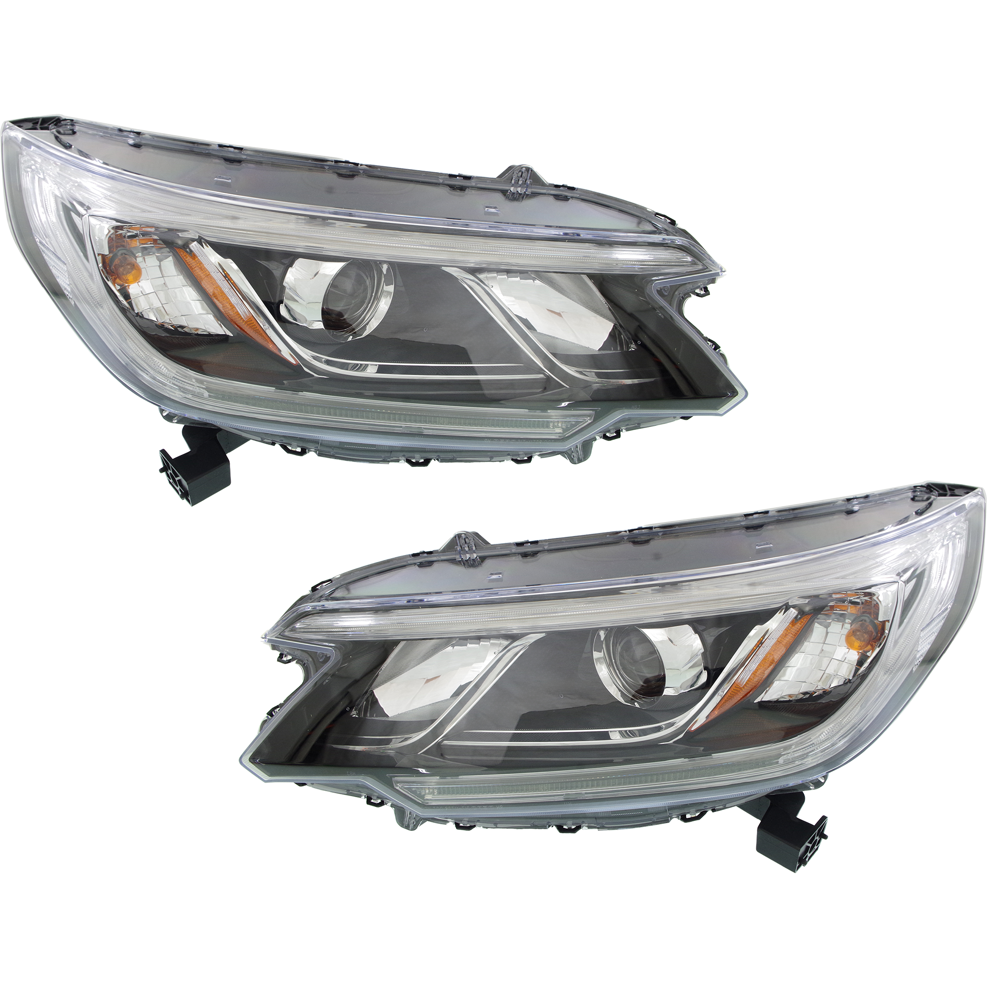 AM CR V 15-16 HEAD LAMP RH AND LH Assembly Halogen Touring Model SKU SET REPH100385 Partslink HO2503170 HO2502170 OEM 33100T1WA21-33150T1WA21