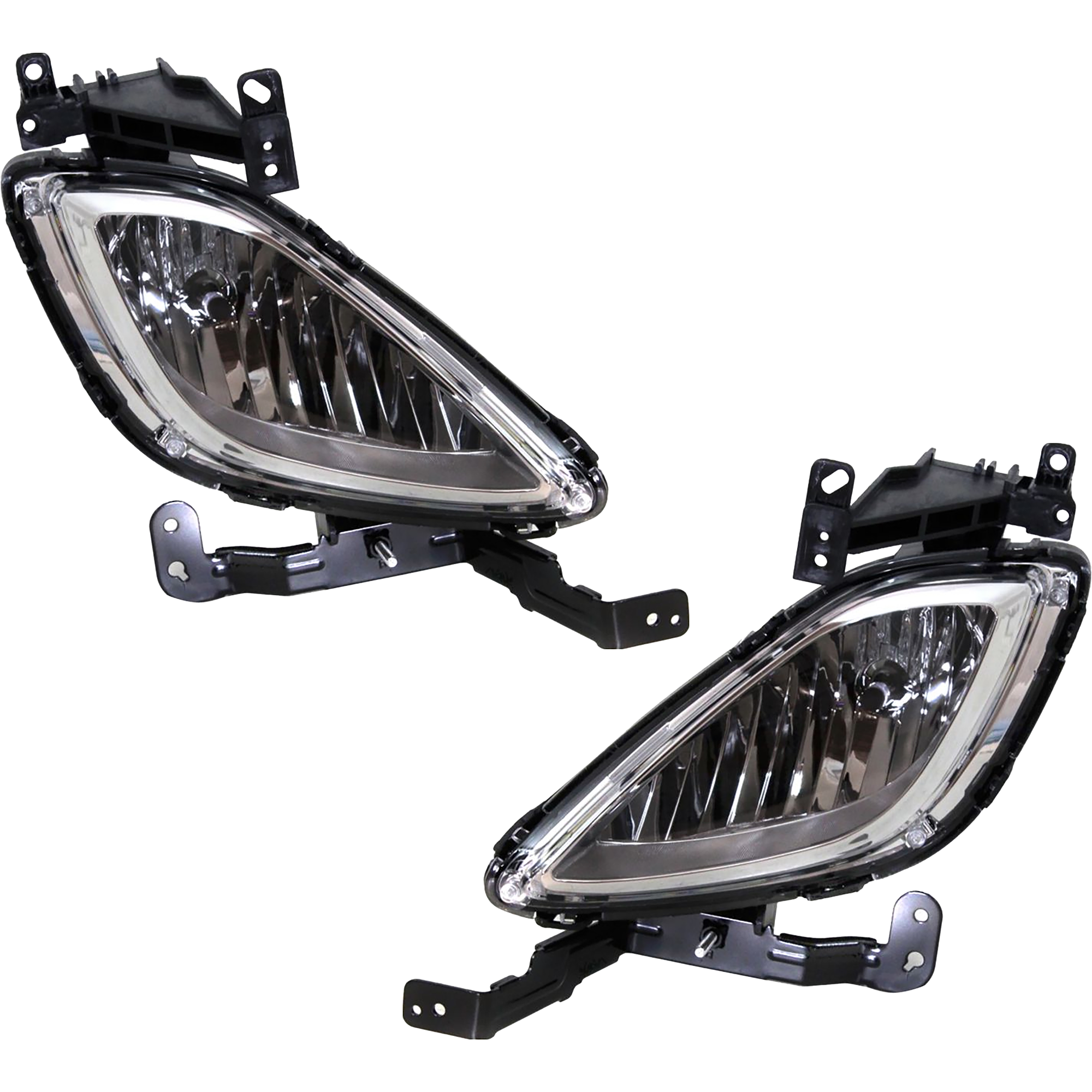 AM ELANTRA 11-13 FRONT FOG LAMP RH AND LH Assembly Sedan USA Built SKU SET REPH107541 Partslink HY2592138 HY2593138 OEM 922013X000-922023X000