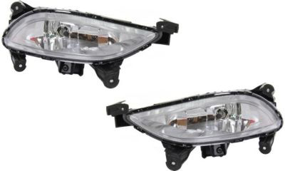 AM SONATA 11-13 FRONT FOG LAMP RH AND LH Assembly Exc. Hybrid Models SKU SET REPH107543 Partslink HY2593134 HY2592134 OEM 922023Q000-922013Q000