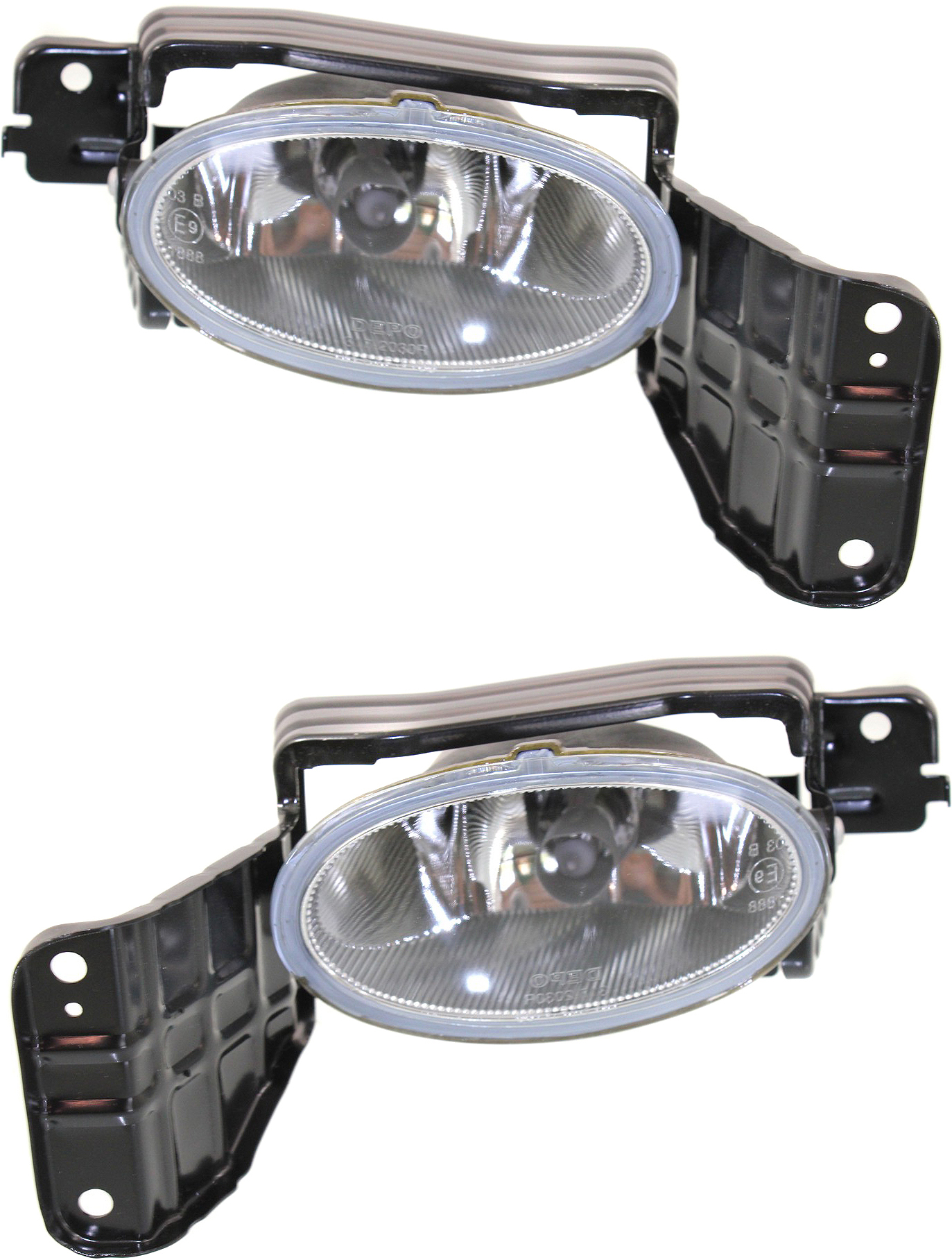 AM ACCORD CROSSTOUR 10-10 FRONT FOG LAMP RH AND LH Assembly SKU SET REPH107551 Partslink HO2593125 HO2592125 OEM 33901TP6305-33951TP6305