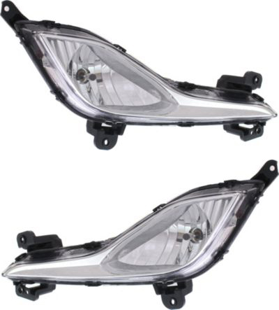 AM ELANTRA GT 13-17 FRONT FOG LAMP RH AND LH Assembly SKU SET REPH107561 Partslink HY2593142 HY2592142 OEM 92202A5010-92201A5010