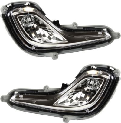 AM ACCENT 12-17 FRONT FOG LAMP RH AND LH Assembly Hatchback Sedan SKU SET REPH107567 Partslink HY2593139 HY2592139 OEM 922021R000-922011R010