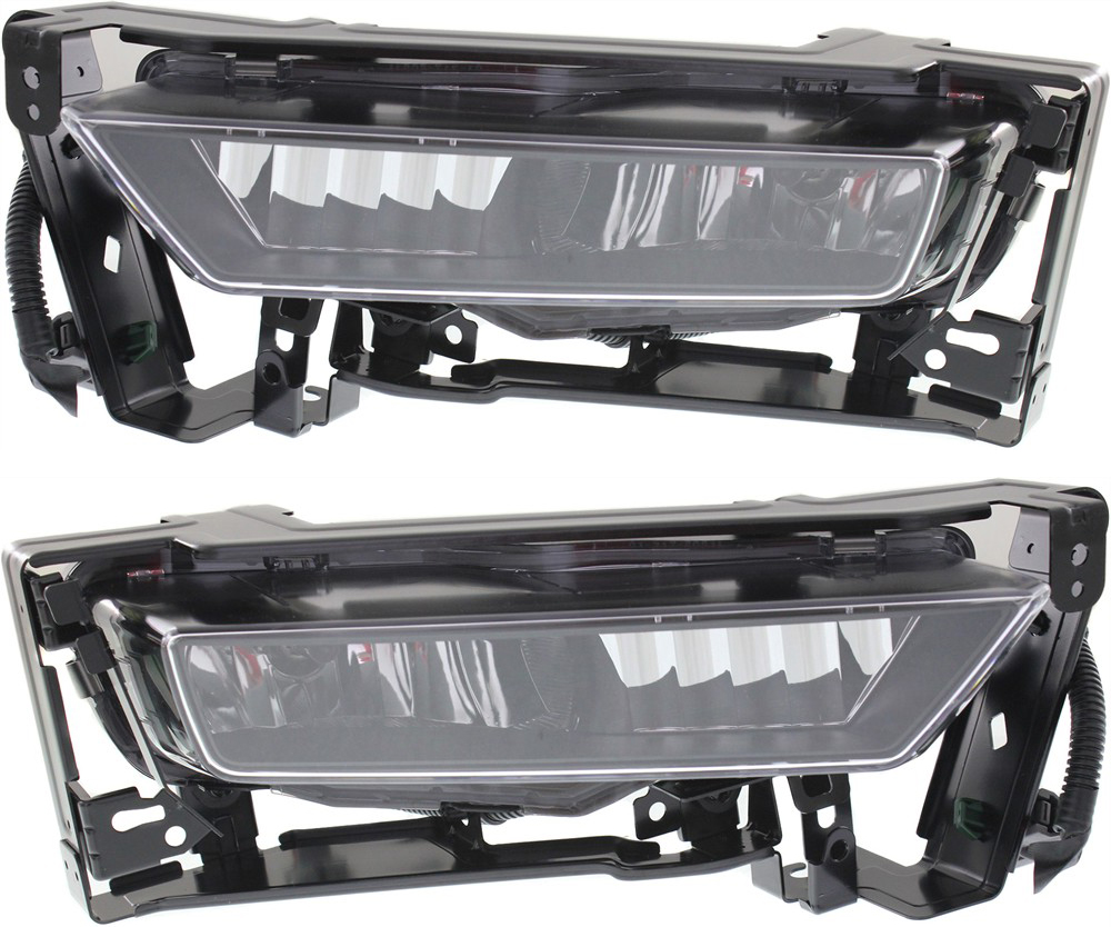 AM ACCORD 13-15 FRONT FOG LAMP RH AND LH Assembly w Black Bezel Border Exc. Hybrid Model Sedan SKU SET REPH107581 Partslink HO2593138 HO2593132 HO2592138 HO2592132 OEM 33900T2AA11-33900T2AA01-33950T