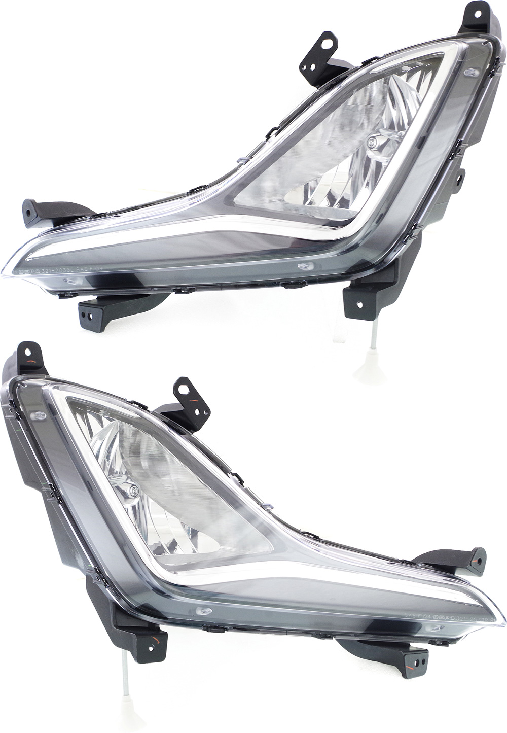 AM ELANTRA 14-16 FRONT FOG LAMP RH AND LH Assembly Sedan SKU SET REPH107591 Partslink HY2593146 HY2592146 OEM 922023X210-922013X210