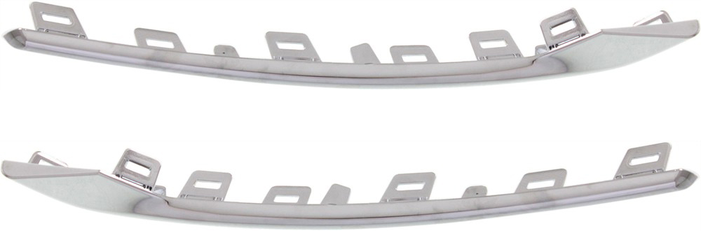 AM ODYSSEY 14-17 FRONT BUMPER MOLDING RH and LH Upper Fog Light Cover Molding Chrome SKU SET REPH108009 Partslink HO1046100 HO1047100 OEM 71113TK8A50-71118TK8A50
