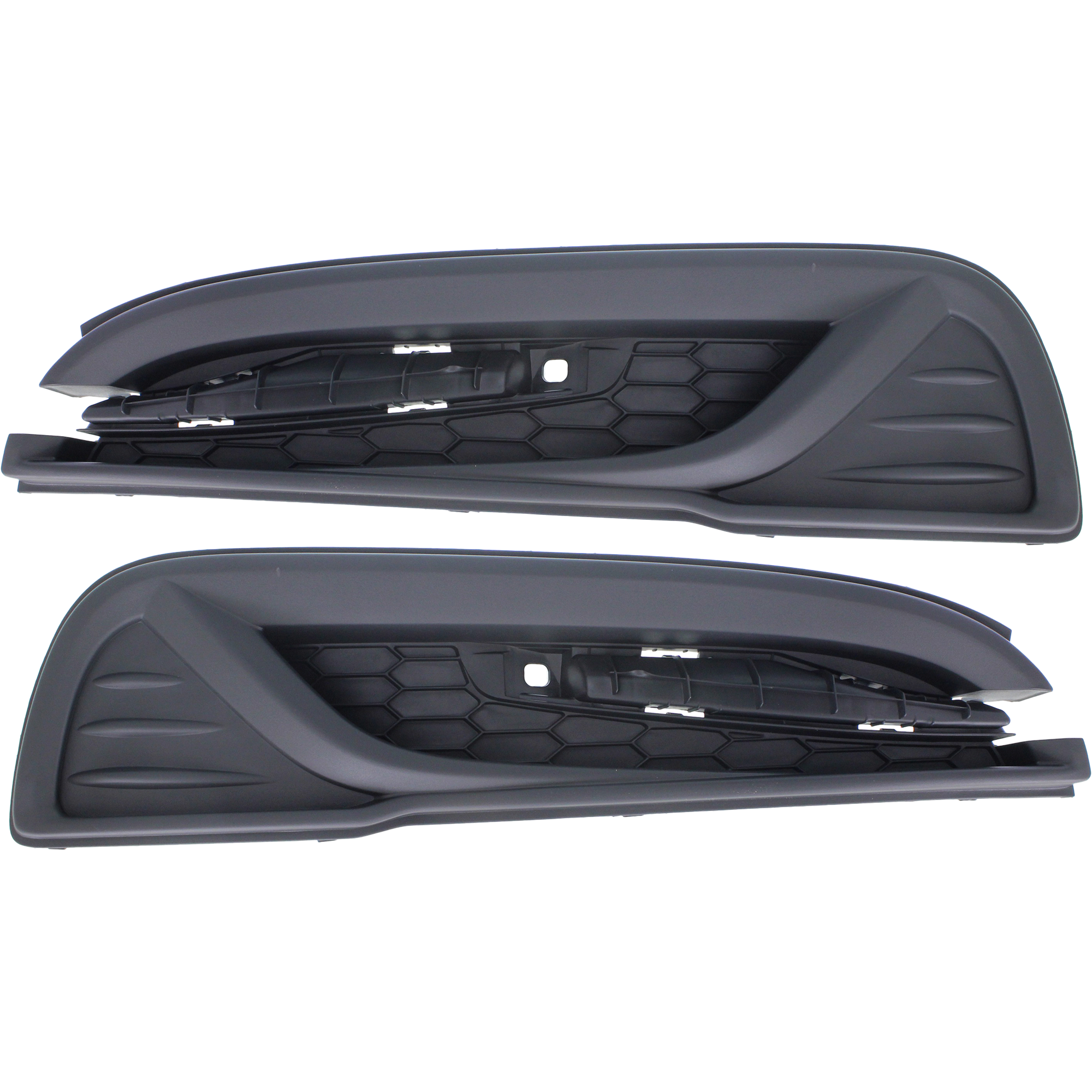AM CIVIC 13-15 FOG LAMP COVER RH AND LH Textured Black Exc. Hybrid Model Sedan w o Fog Light Holes SKU SET REPH108611 Partslink HO1039113 HO1038113 OEM 71106TR3A61-71107TR3A61