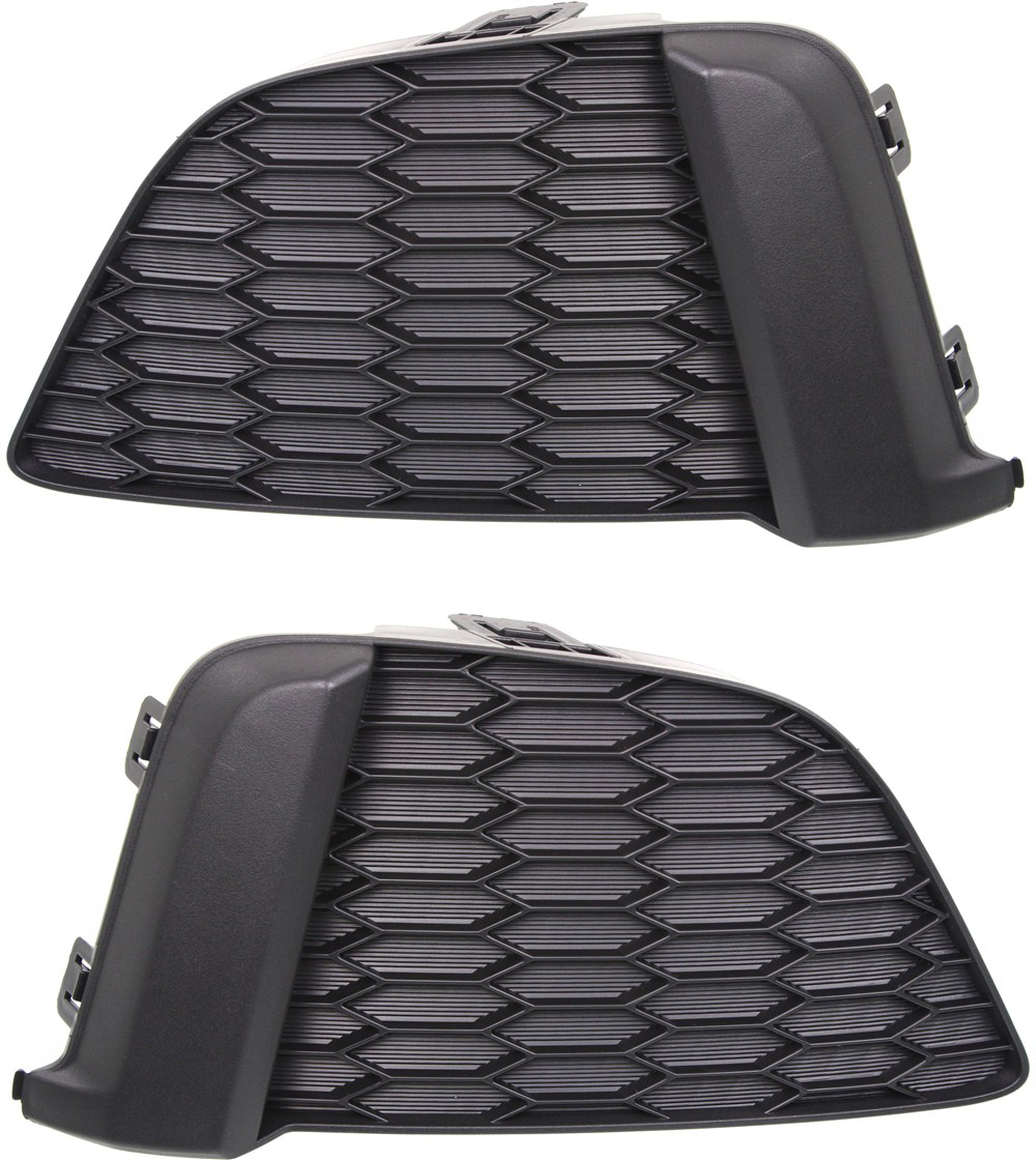 AM FIT 15-17 FRONT FOG LAMP COVER RH AND LH Textured Black w o fog light hole SKU SET REPH108631 Partslink HO1039118 HO1038118 OEM 71103T5RA00-71108T5RA00