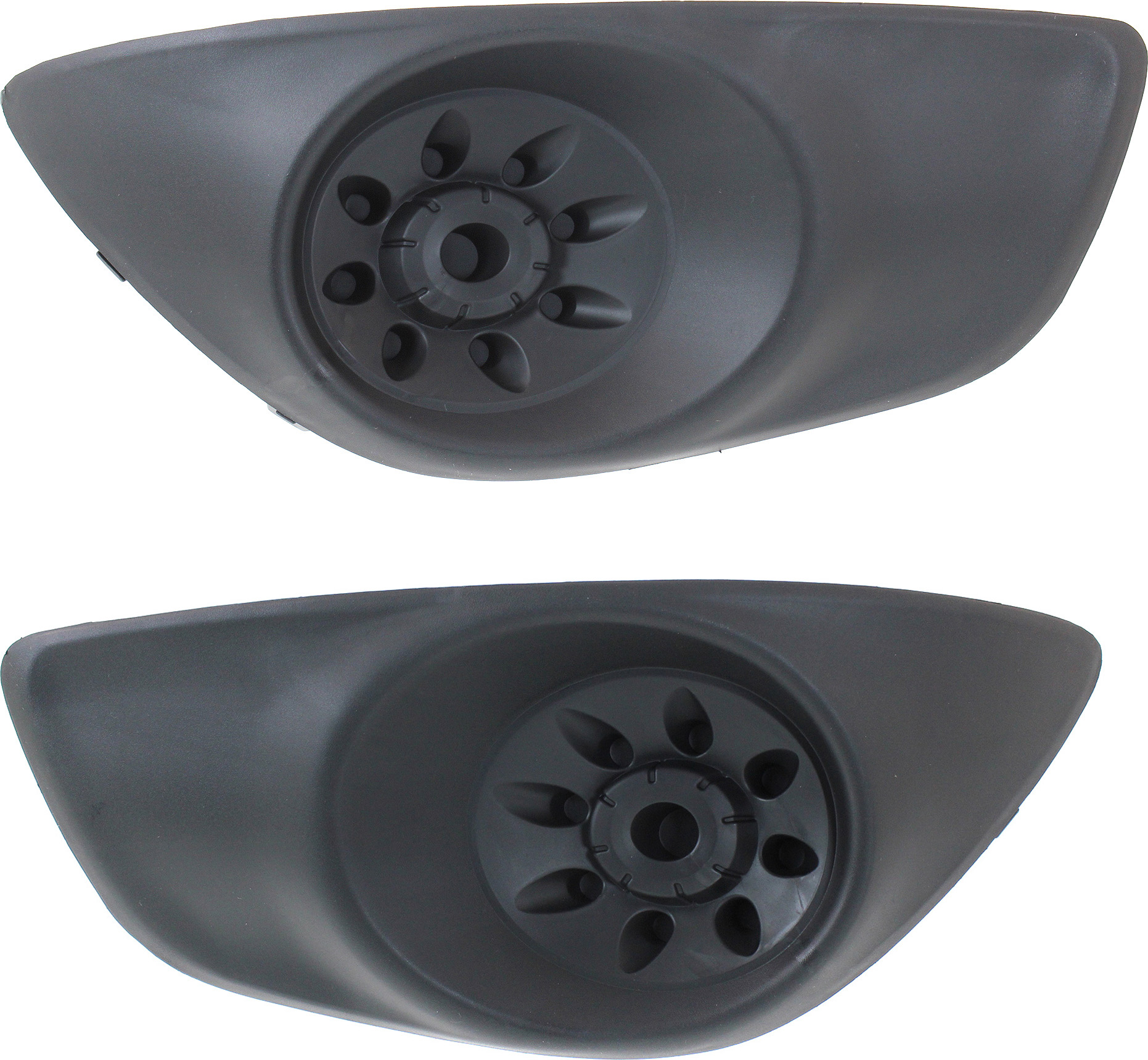 AM SANTA FE 10-12 FOG LAMP COVER RH AND LH Textured Black SKU SET REPH108639 Partslink HY1039119 HY1038119 OEM 865142B700-865132B700