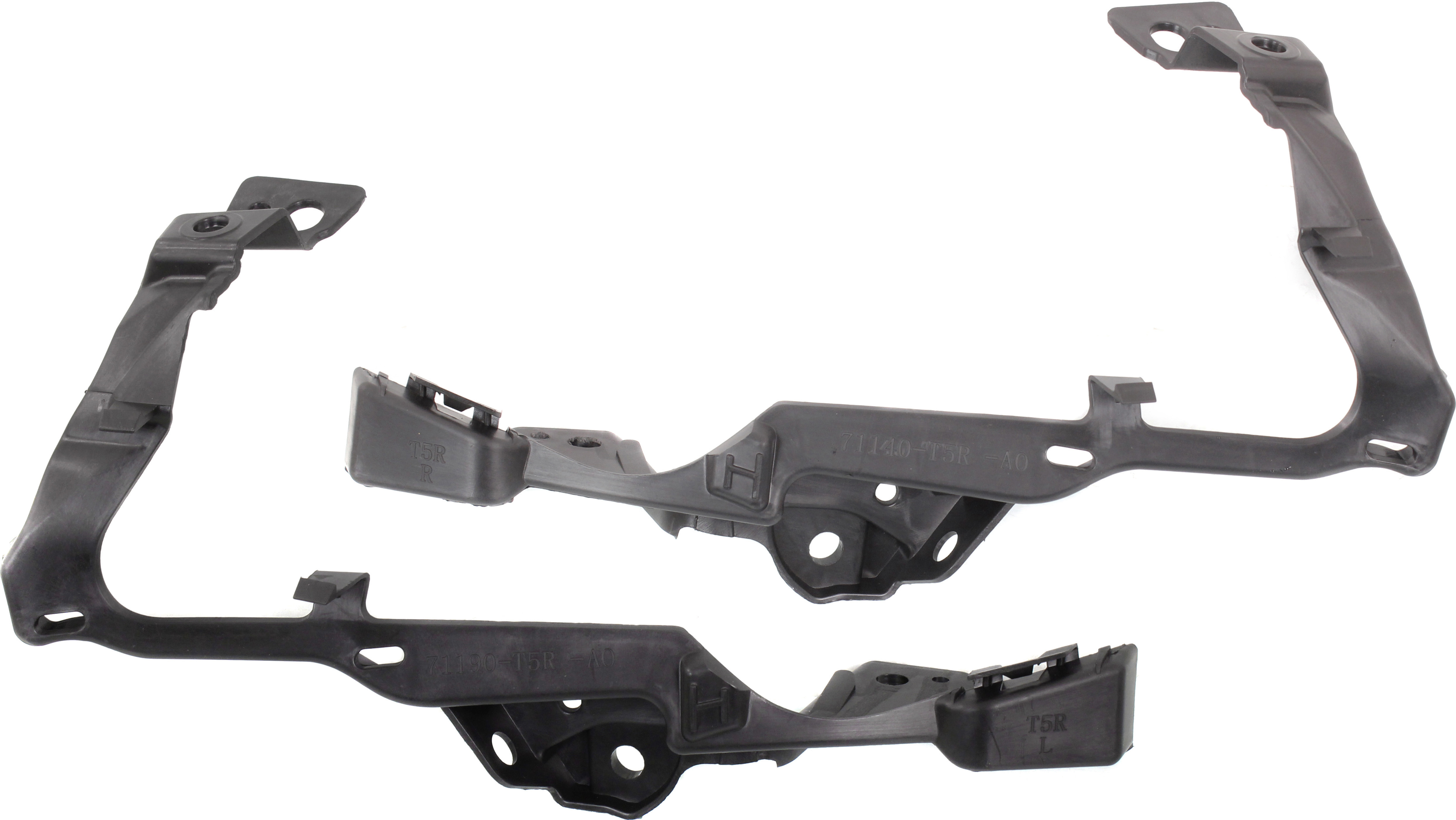 AM FIT 15-17 HEAD LAMP BRACKET RH AND LH Lamp Mounting Plastic SKU SET REPH109919 Partslink HO2509114 HO2508114 OEM 71140T5RA00-71190T5RA00