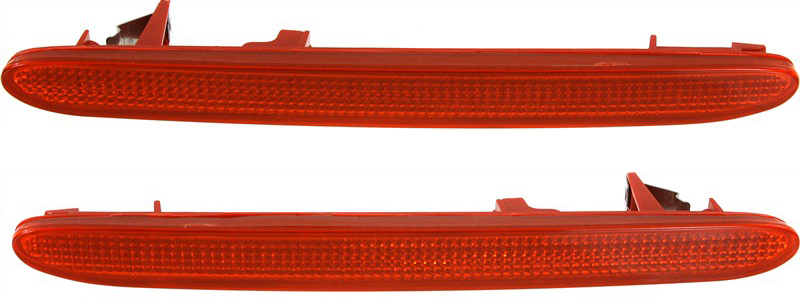 AM TSX 04-08 ELEMENT 09-11 REAR BUMPER REFLECTOR RH AND LH CAPA SKU SET REPH110901Q Partslink HO1184107C HO1185107C OEM 33505SEA013-33555SEA013