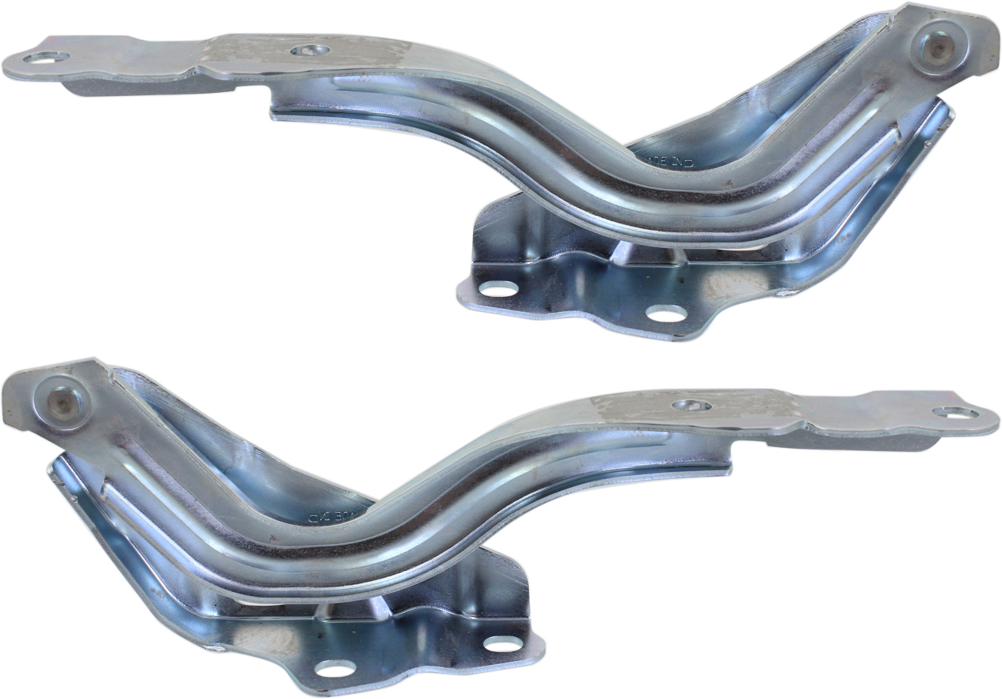 AM ACCENT 12-17 HOOD HINGE RH AND LH Hatchback To 4-11-11 Sedan SKU SET REPH130535 Partslink HY1236135 HY1236133 HY1236136 HY1236134 OEM 791100U000-791101R000-791200U0