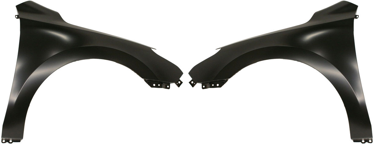 AM ELANTRA 09-12 FRONT FENDER RH AND LH Primed Touring Model w o Signal Light Hole SKU SET REPH220105 Partslink HY1241145 HY1240145 OEM 663212L010-663112L010