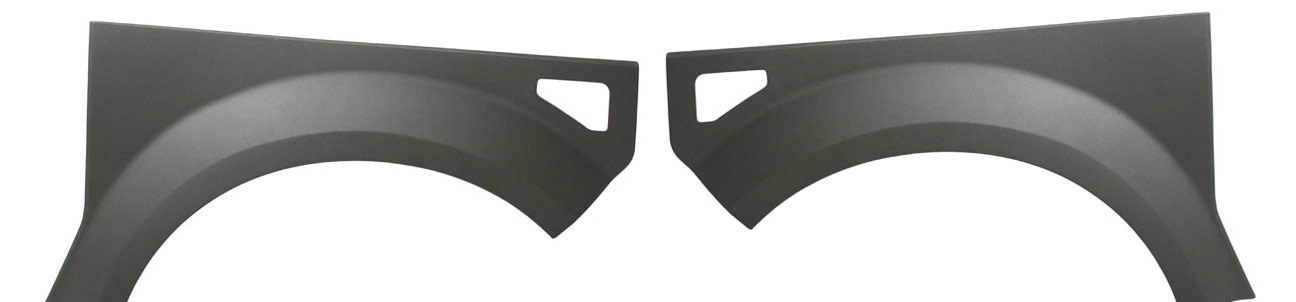 AM ELEMENT 03-05 FRONT FENDER RH AND LH Cladding Textured Dark Gray Plastic EX Model SKU SET REPH220109 Partslink HO1299100 HO1298100 OEM 74115SCVA10ZA 74165SCVA10ZA