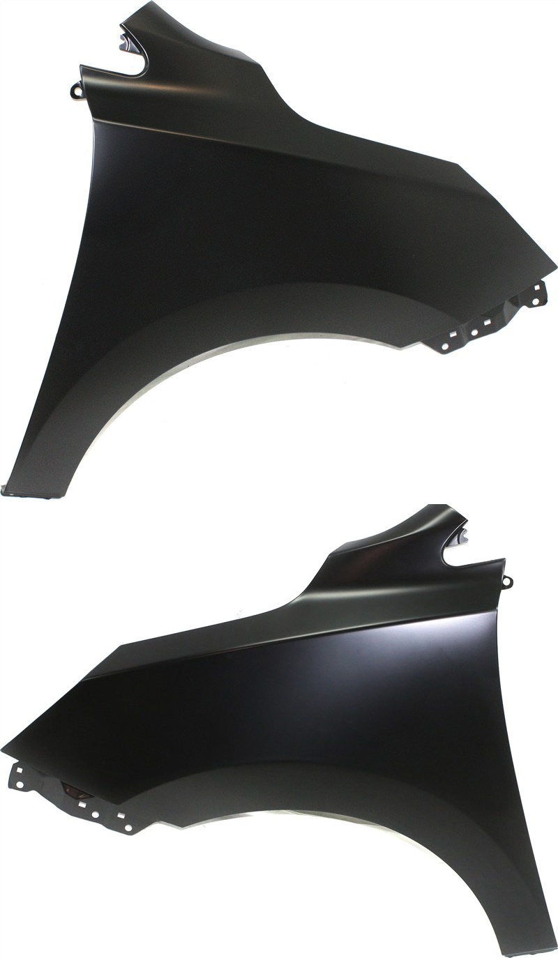 AM TUCSON 10-15 FRONT FENDER RH AND LH Primed w o Signal Lamp and Mldg Hole Steel CAPA SKU SET REPH220111Q Partslink HY1241146C HY1240146C OEM 663212S000-663112S000