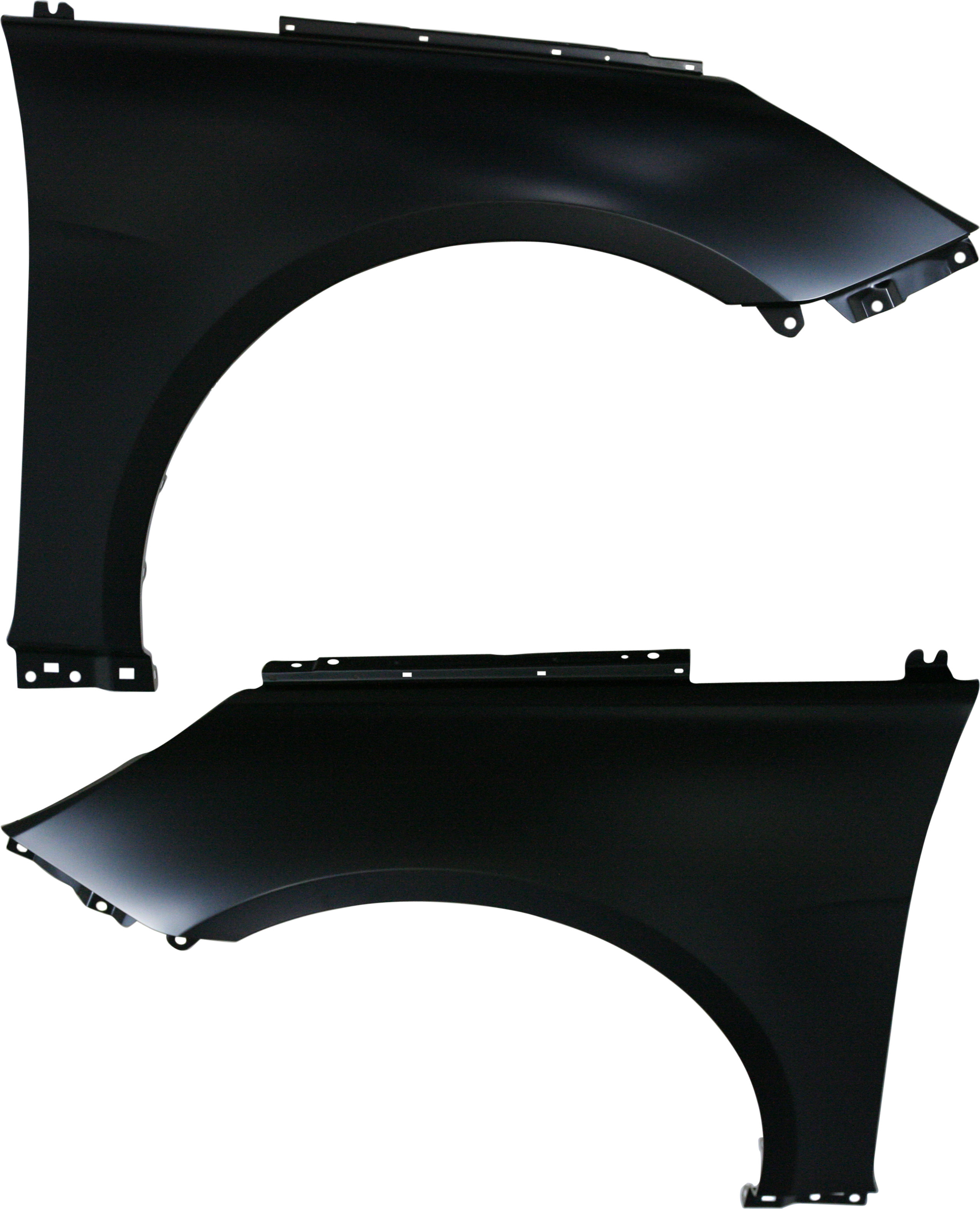 AM SONATA 11-14 FRONT FENDER RH AND LH Primed Exc. Hybrid Model Steel w o Side Lamp Holes SKU SET REPH220119 Partslink HY1241150 HY1240150 OEM 663213Q000-663113Q000
