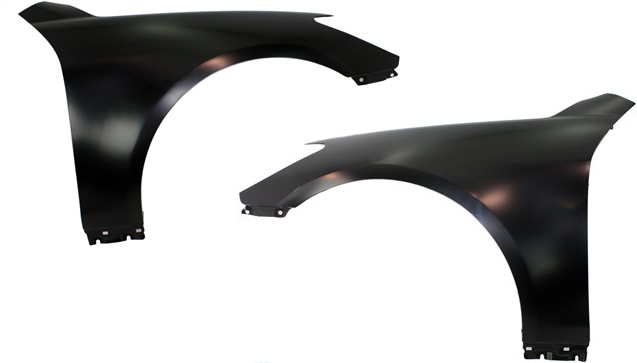 AM GENESIS 09-14 FRONT FENDER RH AND LH Primed SKU SET REPH220125 Partslink HY1240142 HY1241142 OEM 663103M000-663203M000