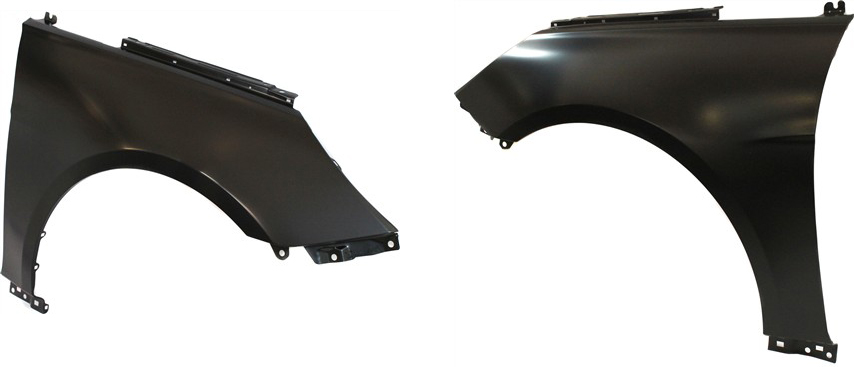 AM SONATA 11-15 FRONT FENDER RH AND LH Primed Hybrid Model SKU SET REPH220127 Partslink HY1241151 HY1240151 OEM 663213S000-663113S000