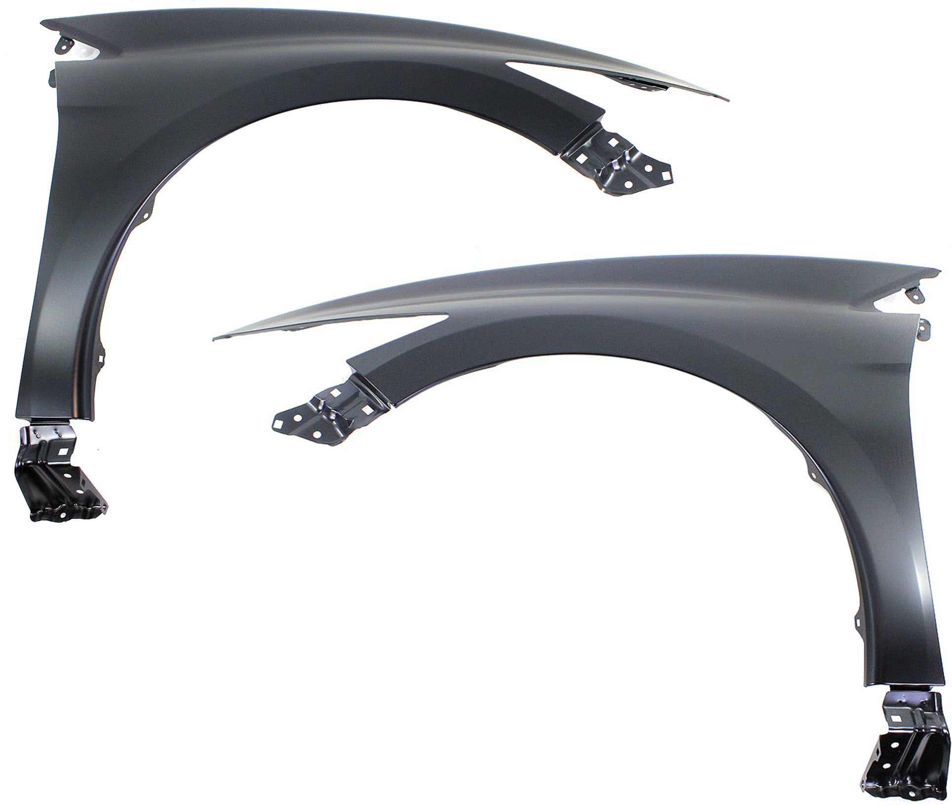 AM CR Z 11-16 FRONT FENDER RH AND LH Primed Steel SKU SET REPH220175 Partslink HO1240183 HO1241183 OEM 60210SZTG90ZZ 60260SZTG90ZZ