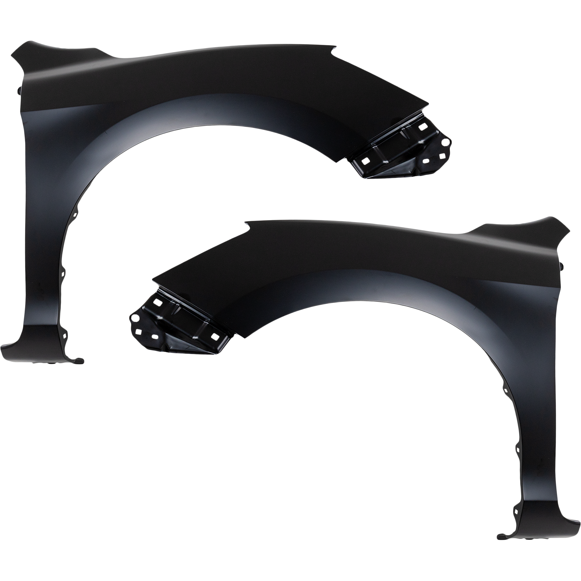 AM ACCORD 13-17 FRONT FENDER RH AND LH Primed Sedan Steel w o Side Light Hole SKU SET REPH220179 Partslink HO1241185 HO1240185 OEM 60211T2FA90ZZ 60261T2FA90ZZ
