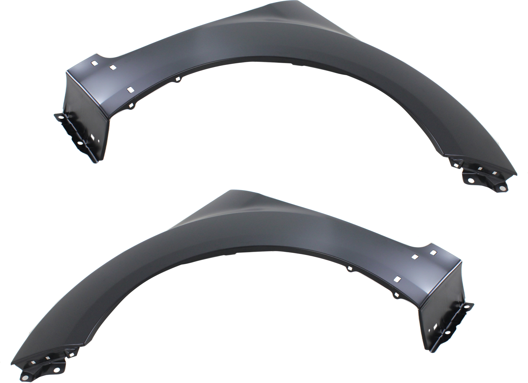 AM VELOSTER 13-17 FRONT FENDER RH AND LH Primed Steel w Turbo SKU SET REPH220193 Partslink HY1240157 HY1241157 OEM 663112V500-663212V500