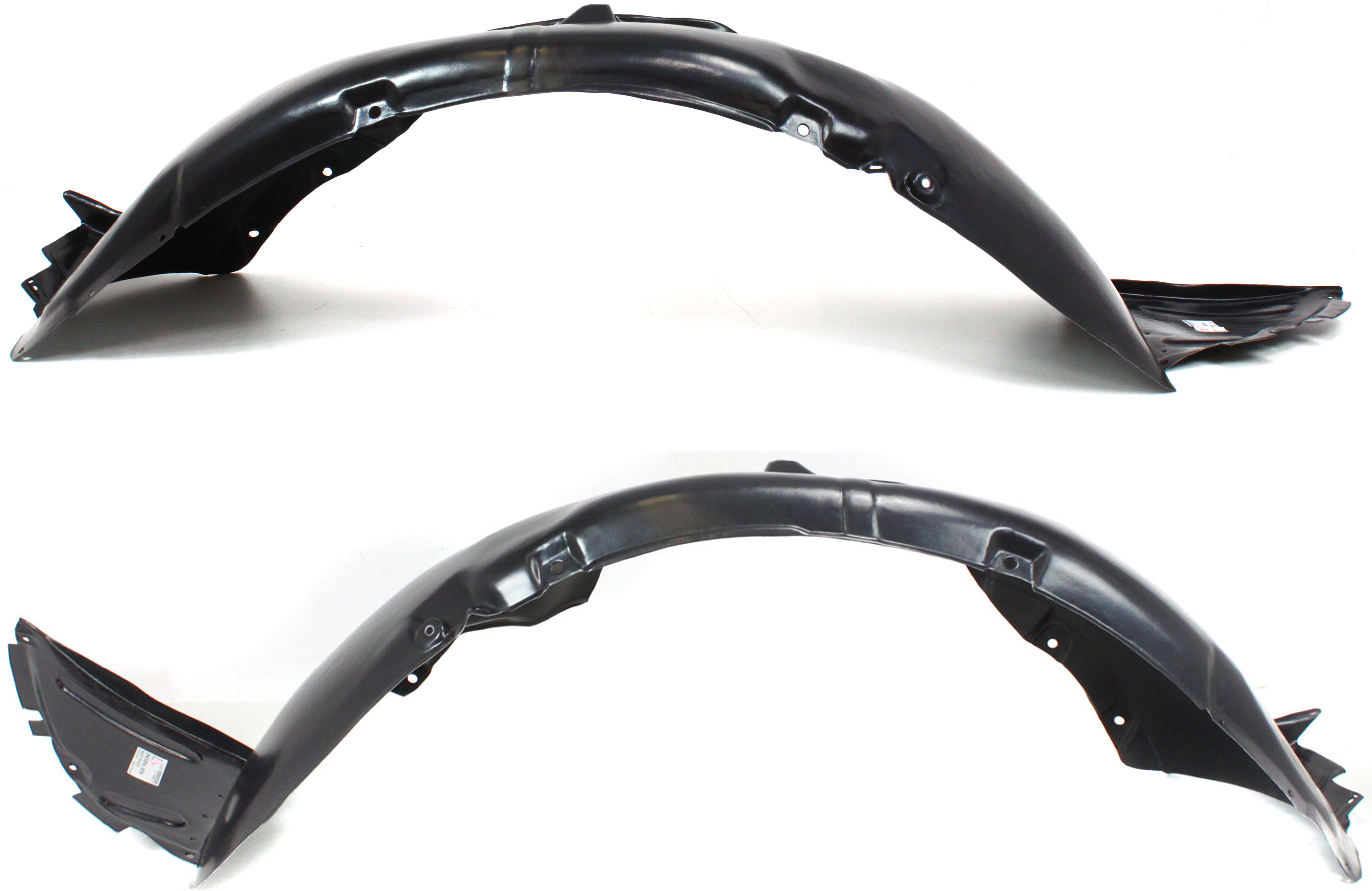 AM GENESIS 09-09 FRONT FENDER LINER RH AND LH SKU SET REPH222115 Partslink HY1248117 HY1249117 OEM 868113M000-868123M000