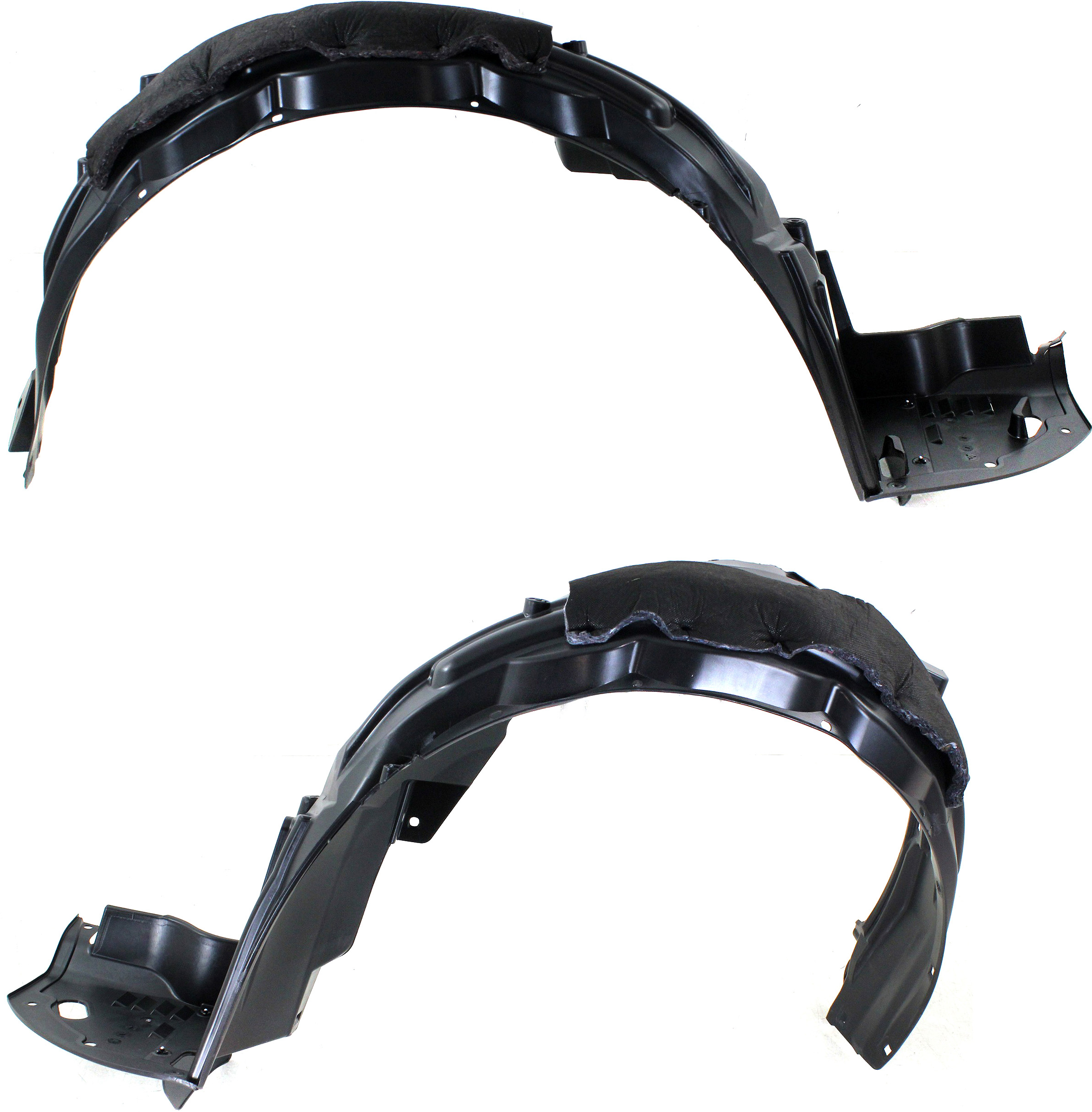 AM ACCORD 08-12 FRONT FENDER LINER RH AND LH Vacuum Form w Insulation Foam Sedan USA Built Vehicle SKU SET REPH222147 Partslink HO1249138 HO1248138 OEM 74100TA5A00-74150TA5A00