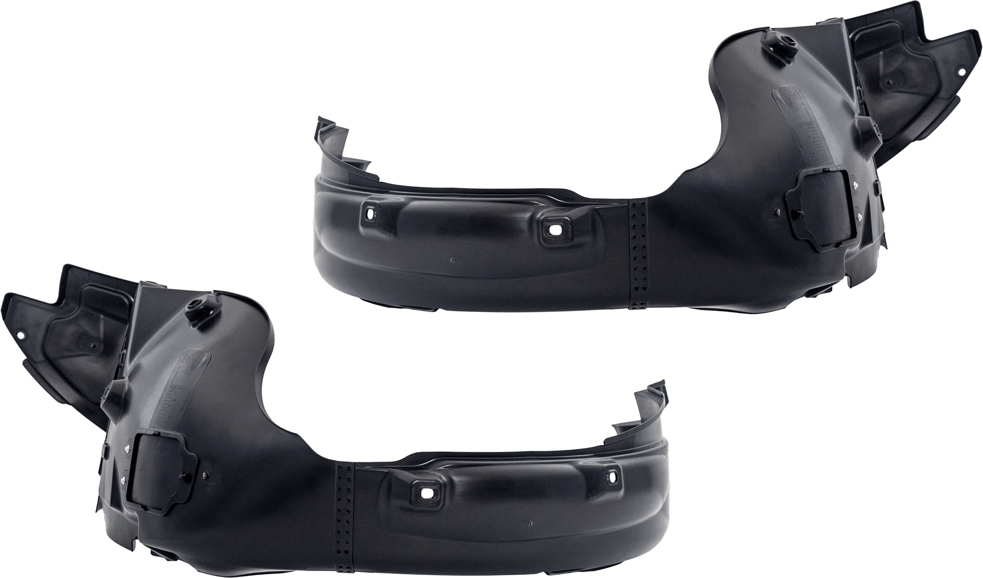 AM SONATA 14-14 FRONT FENDER LINER RH AND LH Exc. Hybrid Model Plastic Injection Form CAPA SKU SET REPH222179Q Partslink HY1249135C HY1248135C OEM 868123Q700-868113Q700