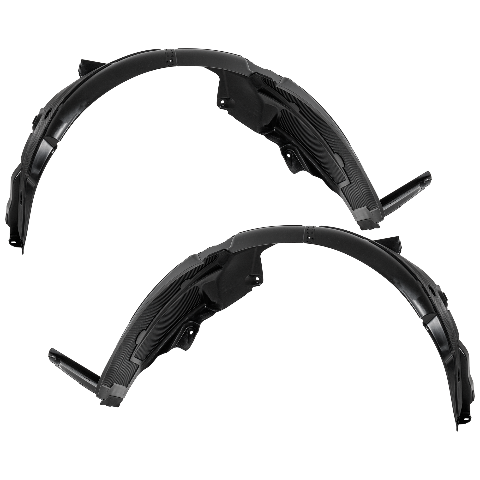 AM ACCENT 13-17 FRONT FENDER LINER RH AND LH Hatchback Sedan 14-17 From 6-10-13 SKU SET REPH222181 Partslink HY1249136 HY1248136 OEM 868121R010-868111R010