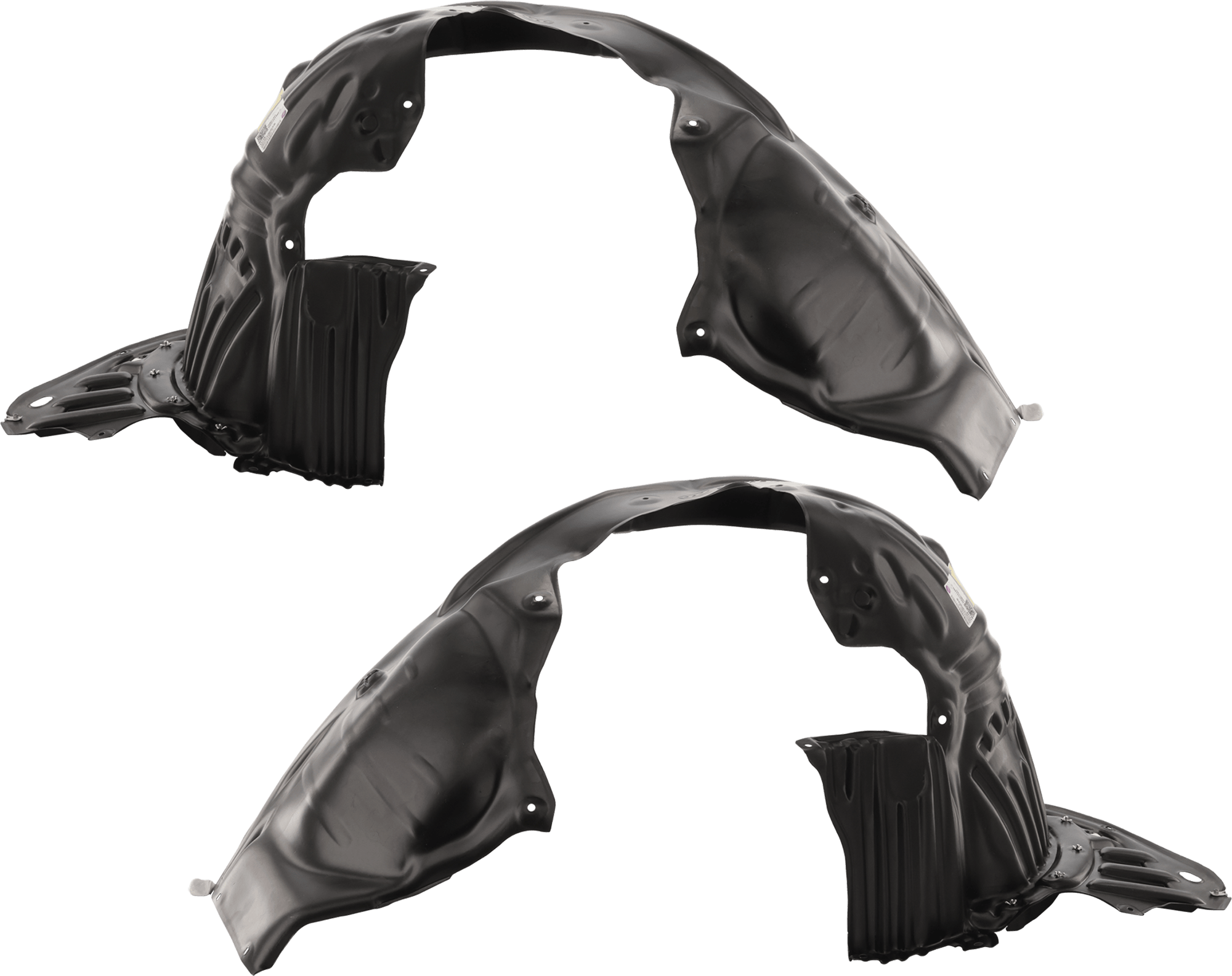 AM ODYSSEY 14-17 FRONT FENDER LINER RH AND LH Plastic Vacuum Form CAPA SKU SET REPH222183Q Partslink HO1249151C HO1248151C OEM 74101TK8A10-74151TK8A10