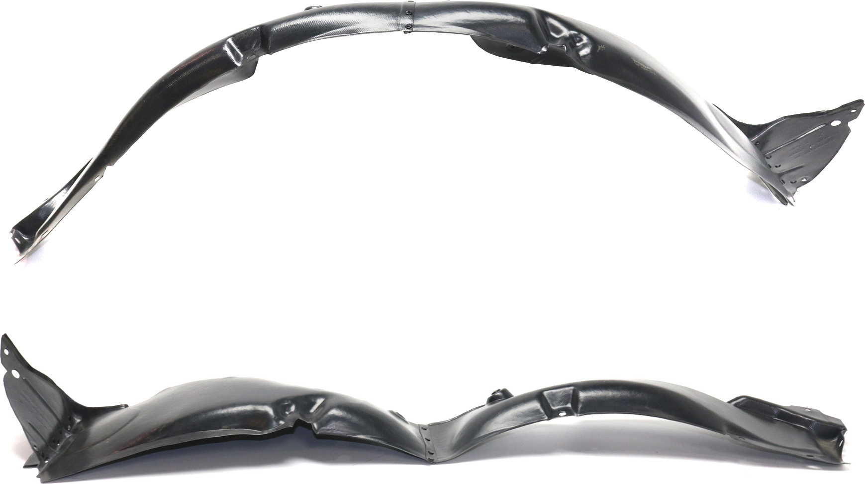 AM VELOSTER 12-13 FRONT FENDER LINER RH AND LH To 4-30-13 w o Turbo SKU SET REPH222305 Partslink HY1249155 HY1248155 OEM 868122V000-868112V000