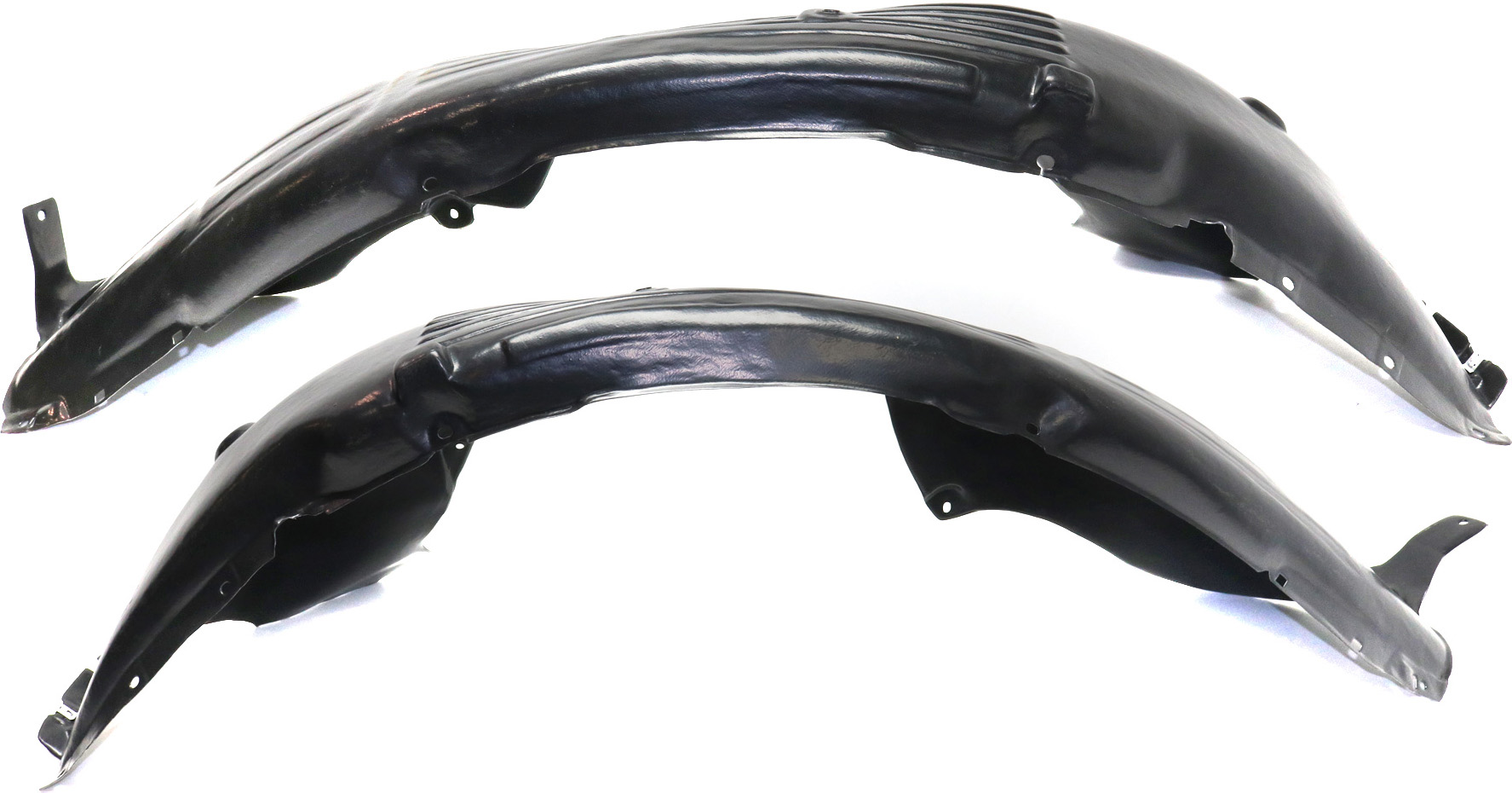 AM SONATA 15-17 FRONT FENDER LINER RH AND LH Exc. Limited 2.4L Eng Sport Ultimate Hybrid Models SKU SET REPH222307 Partslink HY1249154 HY1248154 OEM 86812C2000-86811C2000