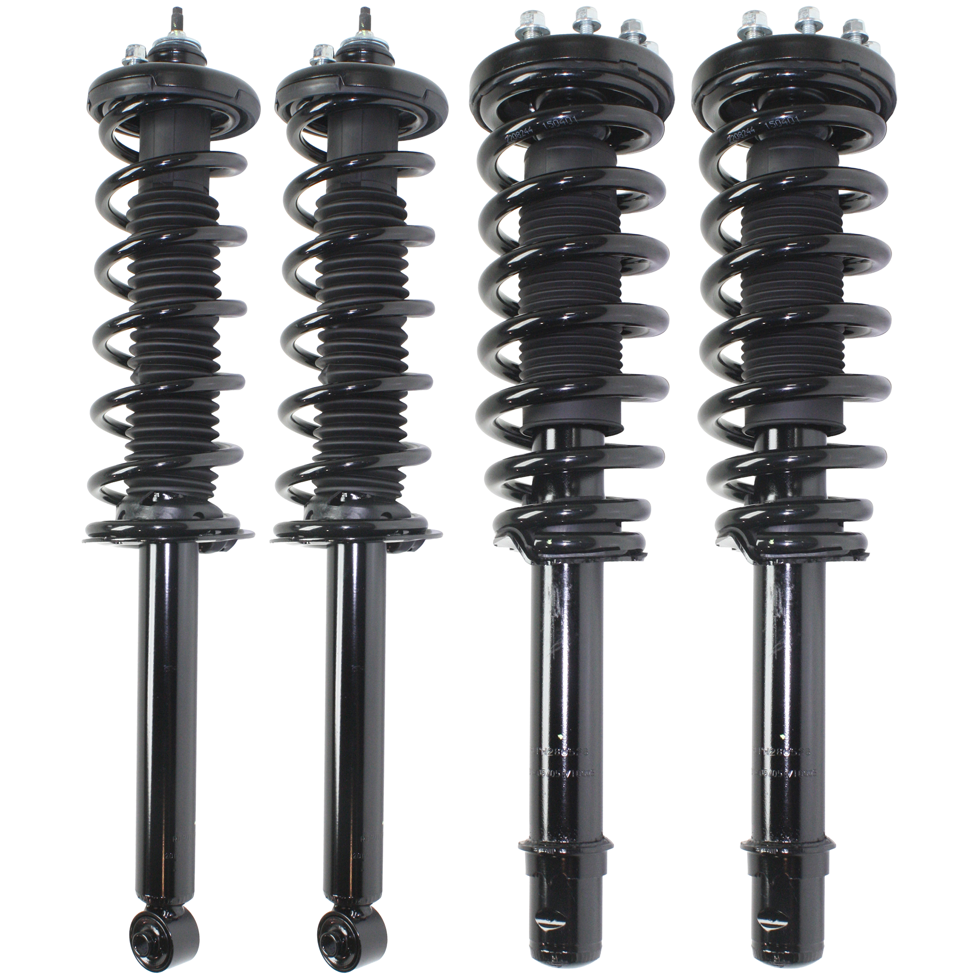 AM ACCORD 03-07 FRONT AND REAR FULLY LOADED STRUT RH AND LH Gas Charged Twin tube Set of 4 SKU SET REPH280527-4 OEM 51601SDAA31-51601SDAA32-51602S