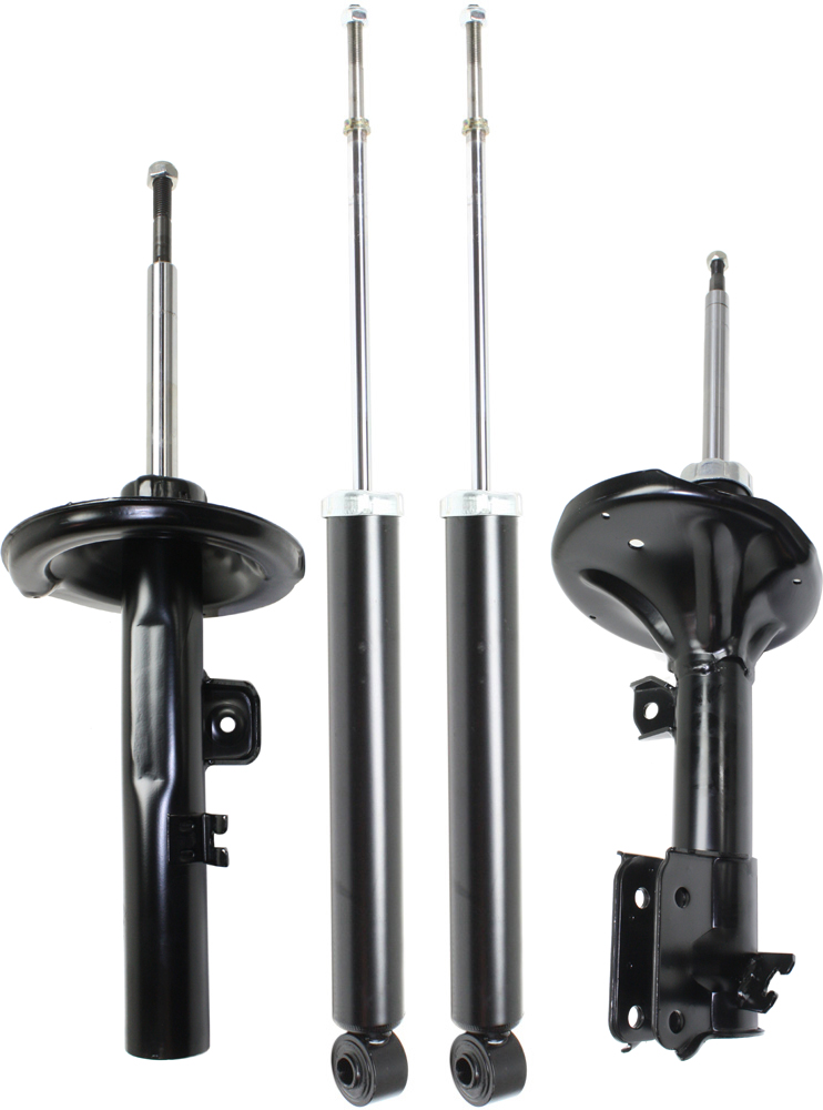 AM SANTA FE 01-06 FRONT AND REAR SHOCK AND FULLY LOADED STRUT RH AND LH Gas Charged Twin tube Set of 4 SKU SET REPH280535-4 OEM 5-465-026-000-546-500-000-000-000-000