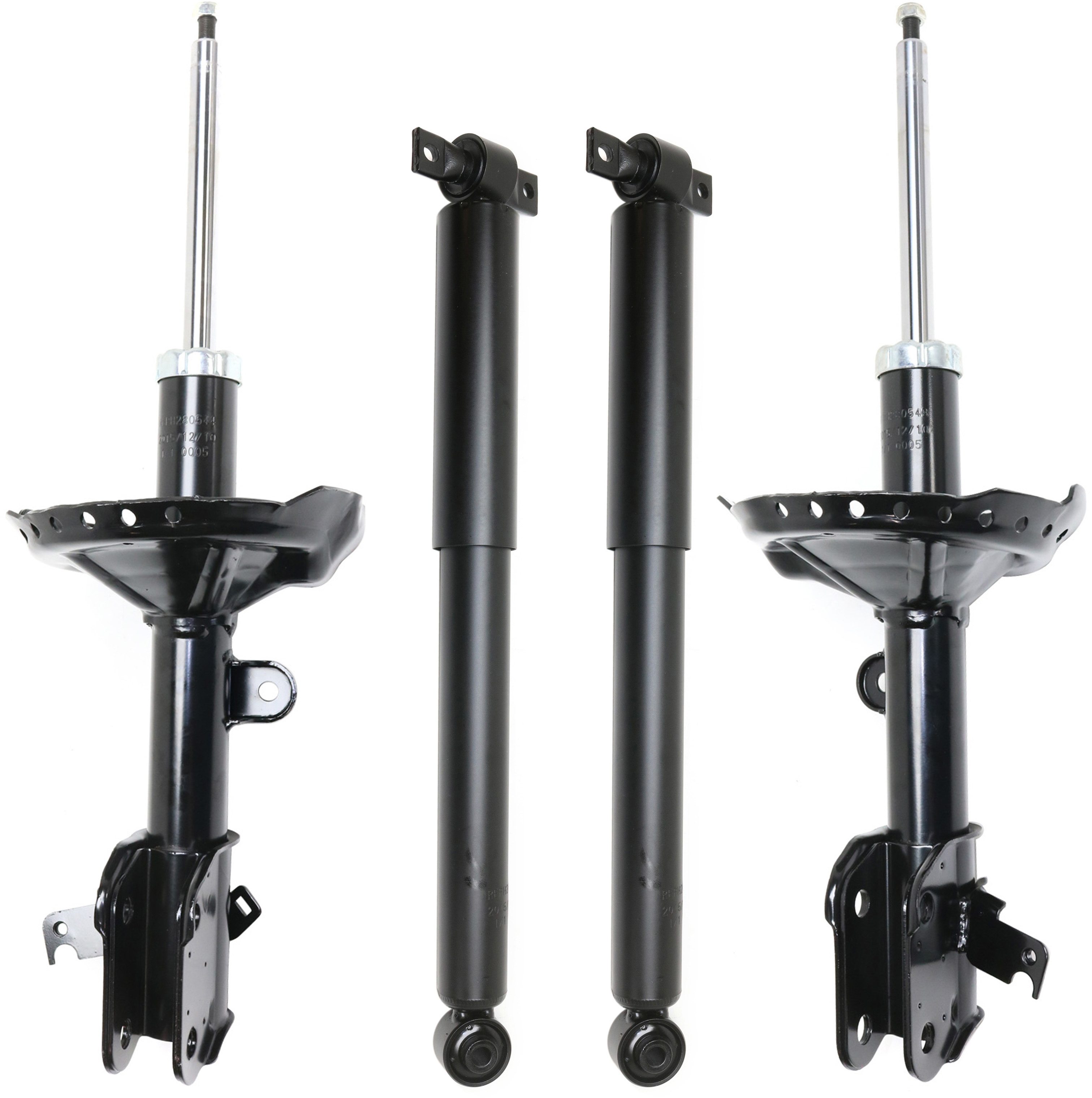 AM ODYSSEY 05-07 FRONT AND REAR SHOCK AND BARE STRUT RH AND LH Gas Charged Twin tube Set of 4 SKU SET REPH280543-4 OEM 51605SHJA06-51605SHJA31-51606S