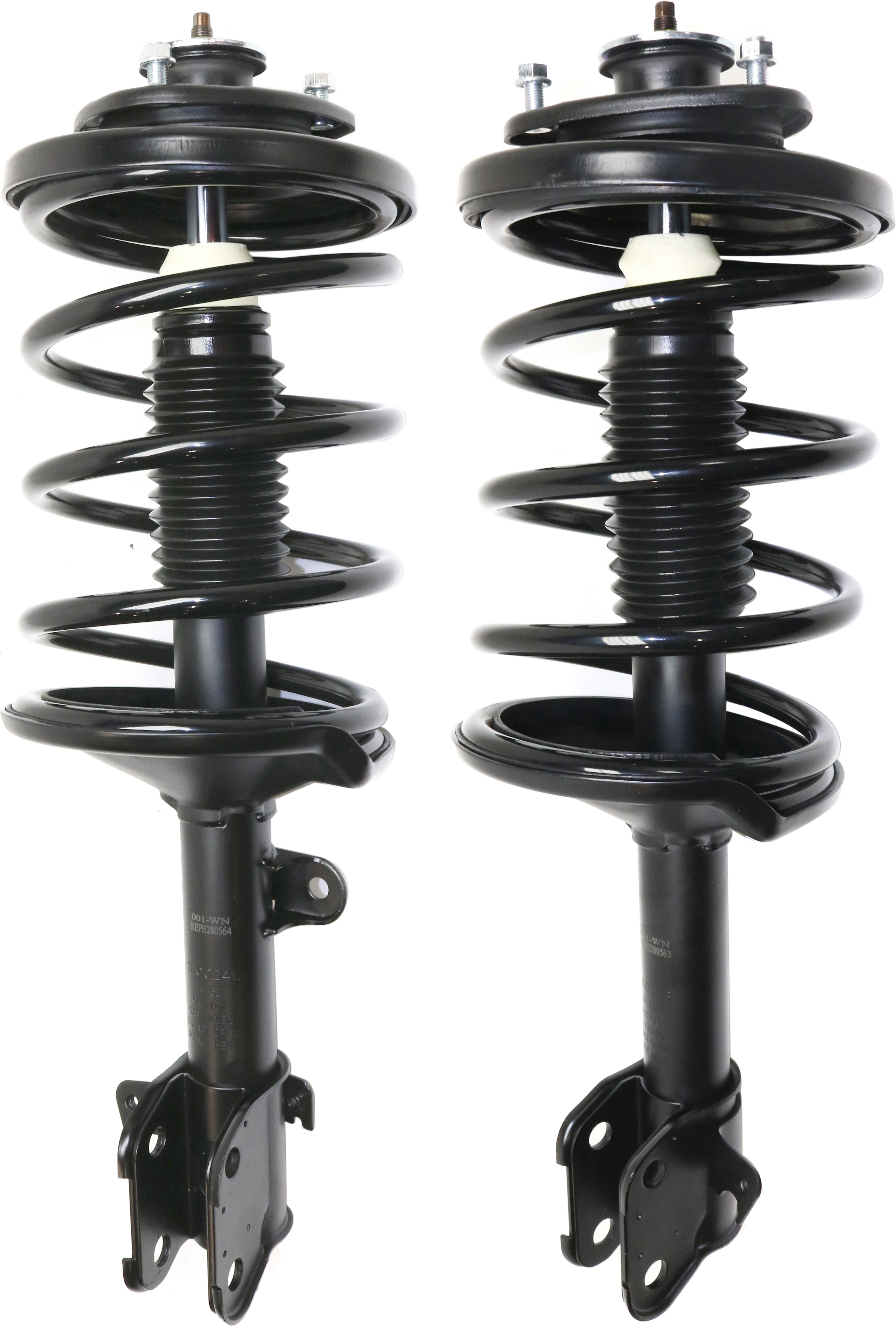 AM ODYSSEY 99-04 FRONT FULLY LOADED STRUT RH AND LH Gas Charged Twin tube Set of 2 SKU SET REPH280563 OEM 51605S0XA05-51606S0XA05