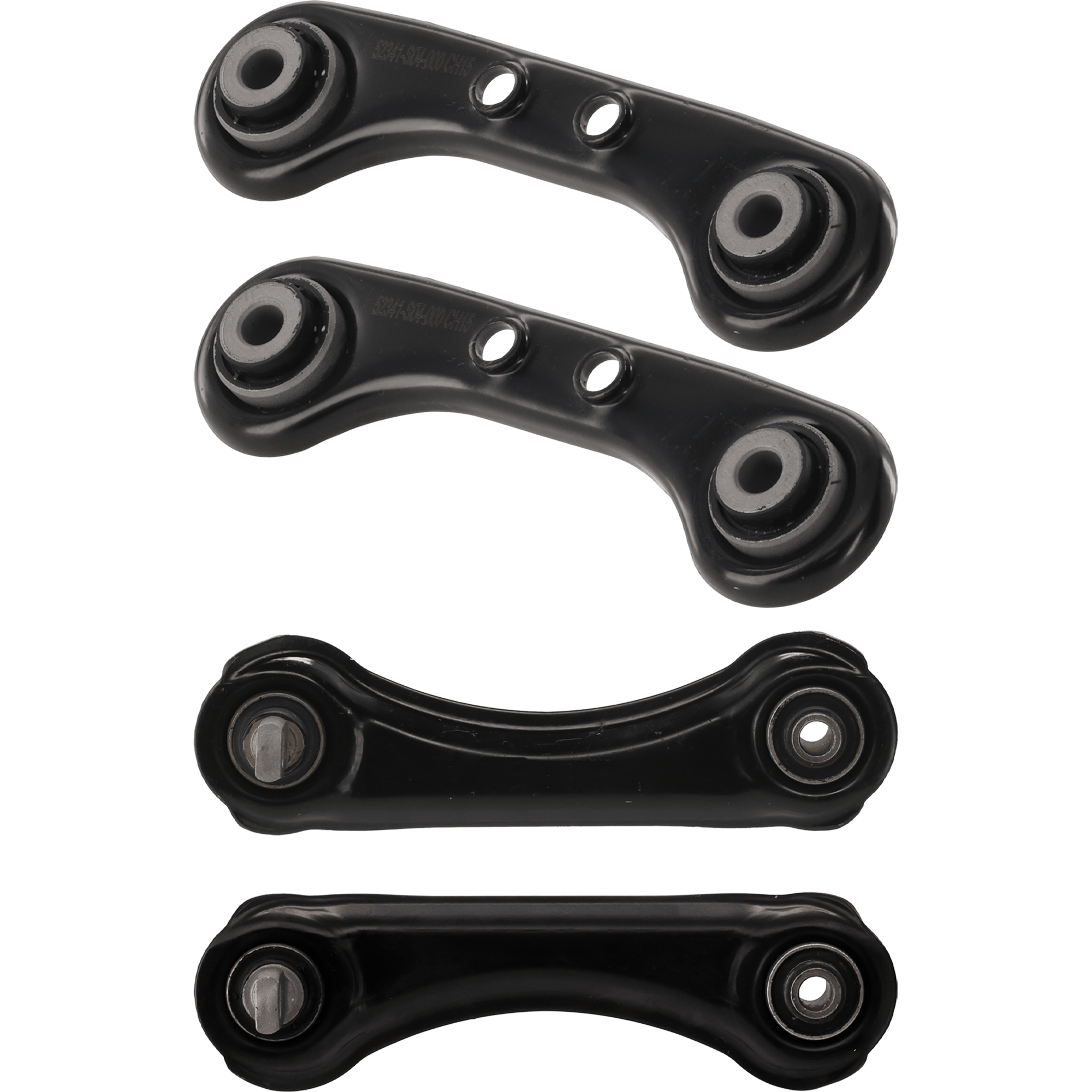 AM CIVIC 96-00 CR V 97-01 REAR CONTROL ARM RH AND LH Upper and Lower w out Ball Joint with Bushing Set of 4 SKU SET REPH281527-4 OEM 52390SR3000-52390SR3A00-52400S