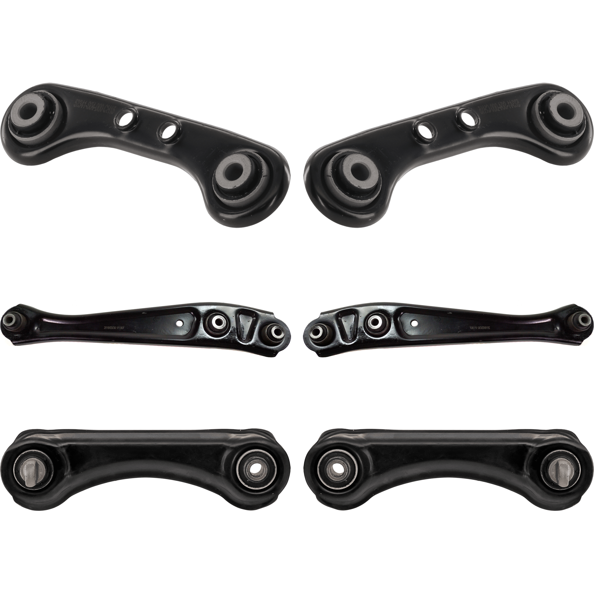 AM CIVIC 96-00 REAR CONTROL ARM RH AND LH Lower without Ball Joint and Bushing Set of 4 SKU SET REPH281567-4 OEM 52341S04000-52350S04000-52390S