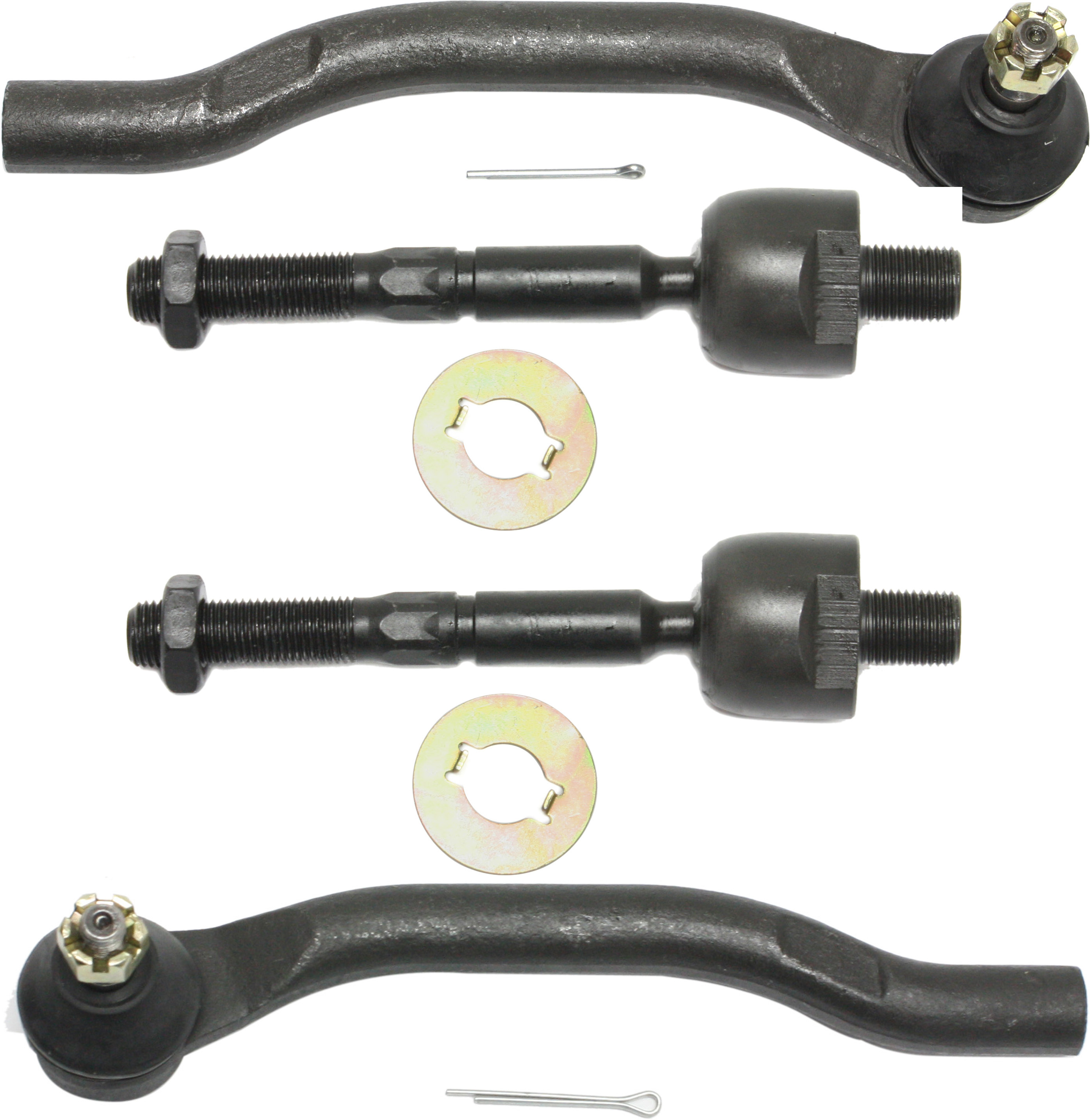 AM ACCORD 98-02 CL 01-03 FRONT TIE ROD END RH AND LH Inner and Outer SKU SET REPH282123-4 Partslink AC4520100 OEM 1014619-46A0636A 53560S84A01 E