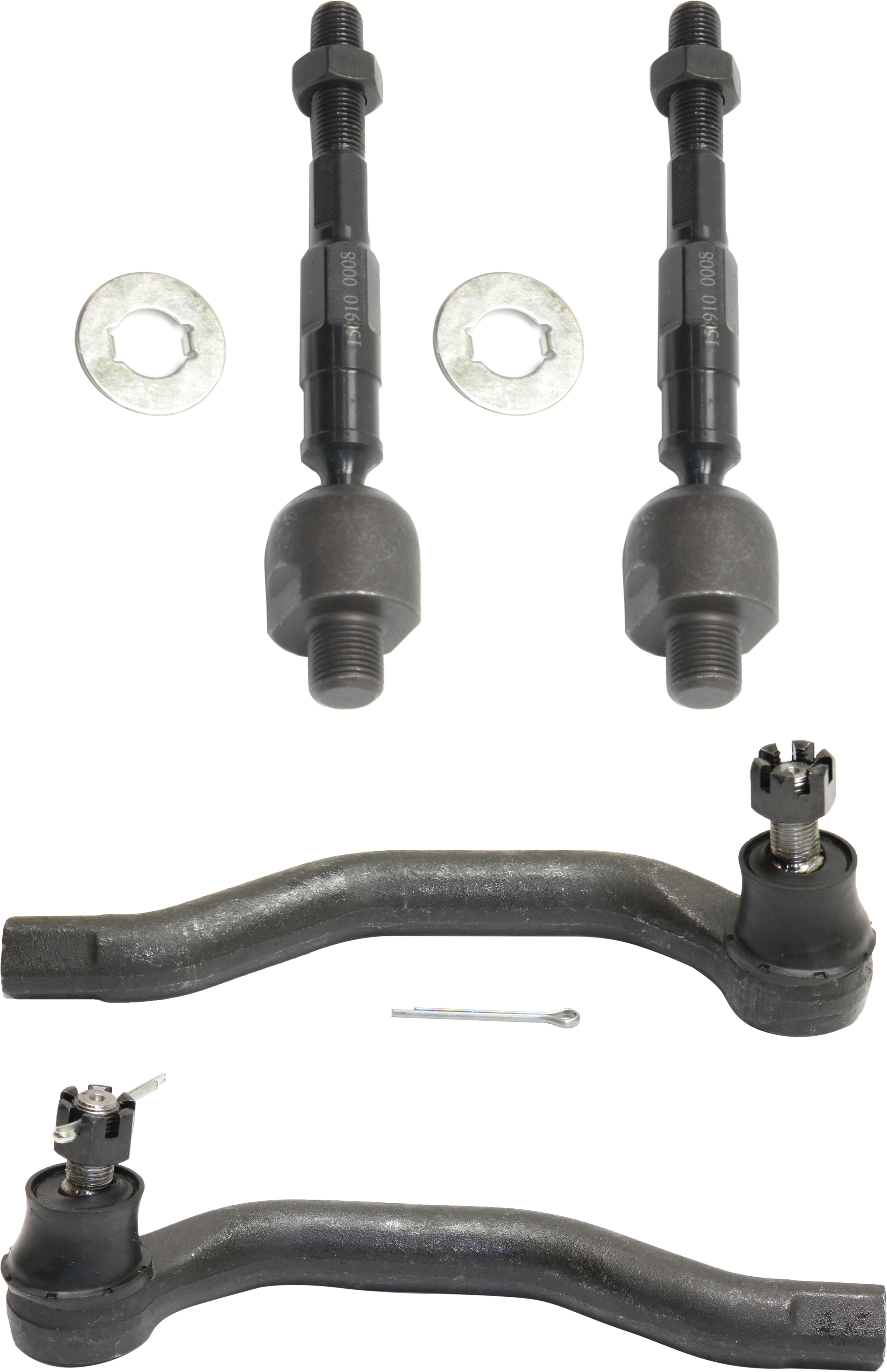 AM CIVIC 06-11 FRONT TIE ROD RH AND LH Inner and Outer Set of 4 SKU SET REPH282133-4 OEM 53010SNEA01-53540SNEA01-53560S