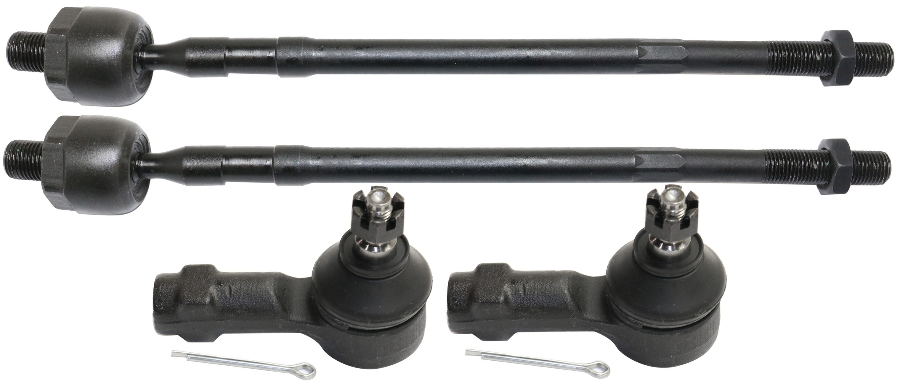 AM SANTA FE 01-06 FRONT TIE ROD RH AND LH Inner and Outer Set of 4 SKU SET REPH282137-4 OEM 5778526200-568203B000