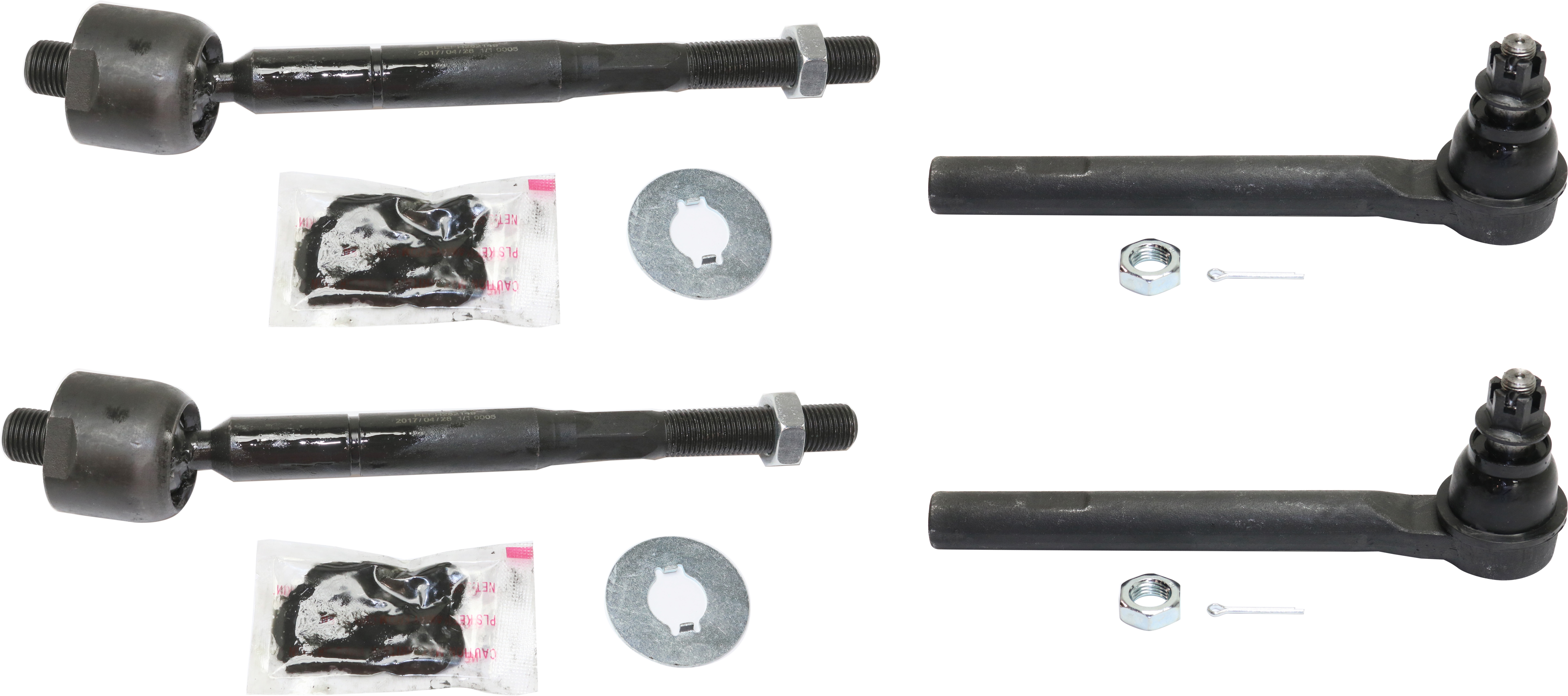 AM ODYSSEY 05-10 FRONT TIE ROD END RH AND LH Inner and Outer SKU SET REPH282152-4 OEM 53010SHJA02-53540SHJA01