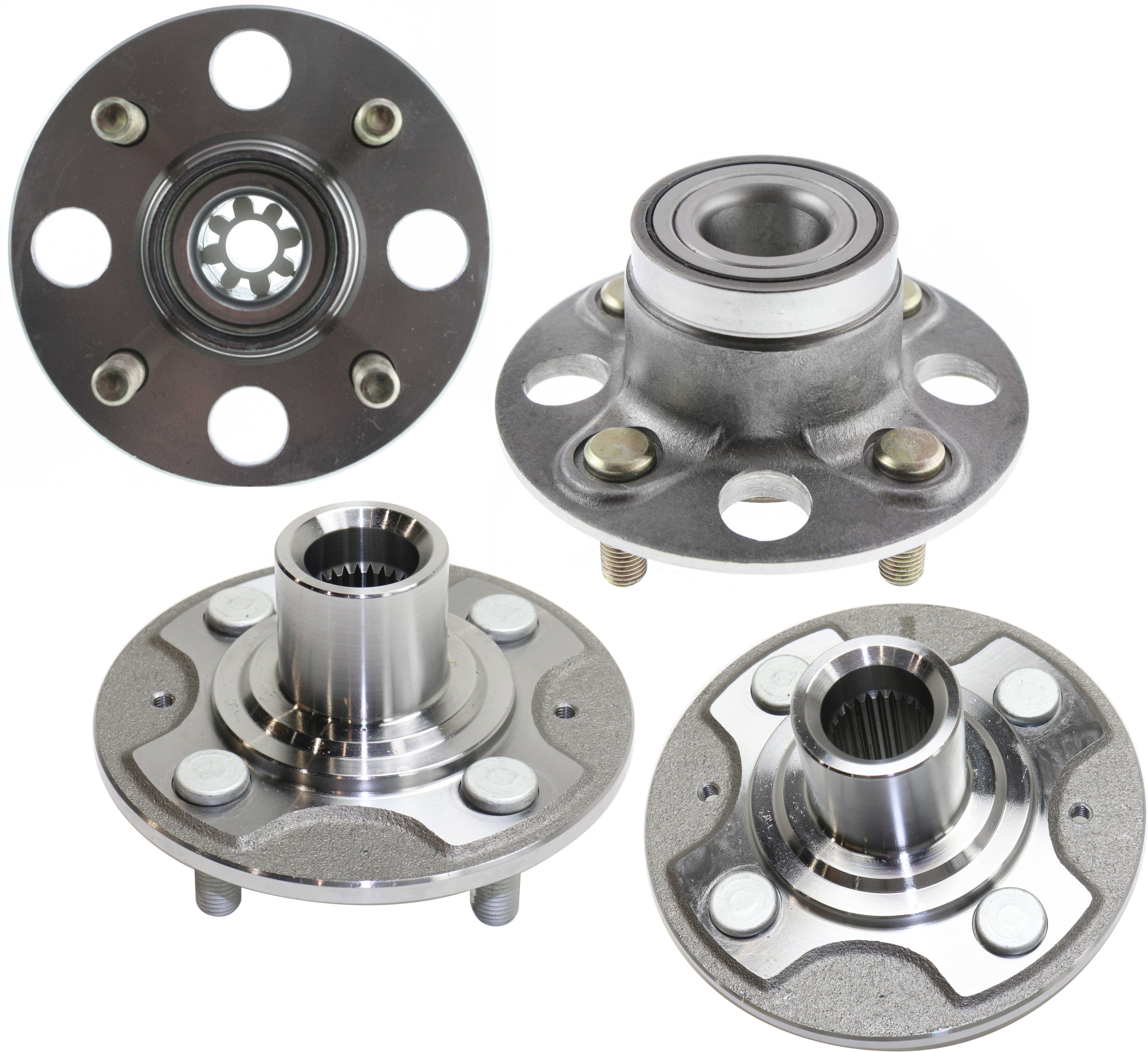 AM CIVIC 01-05 FRONT AND REAR HUB ASSEMBLY RH AND LH 4 Studs SKU SET REPH283701-4 OEM 44600S5DA00-512174-516164-7121