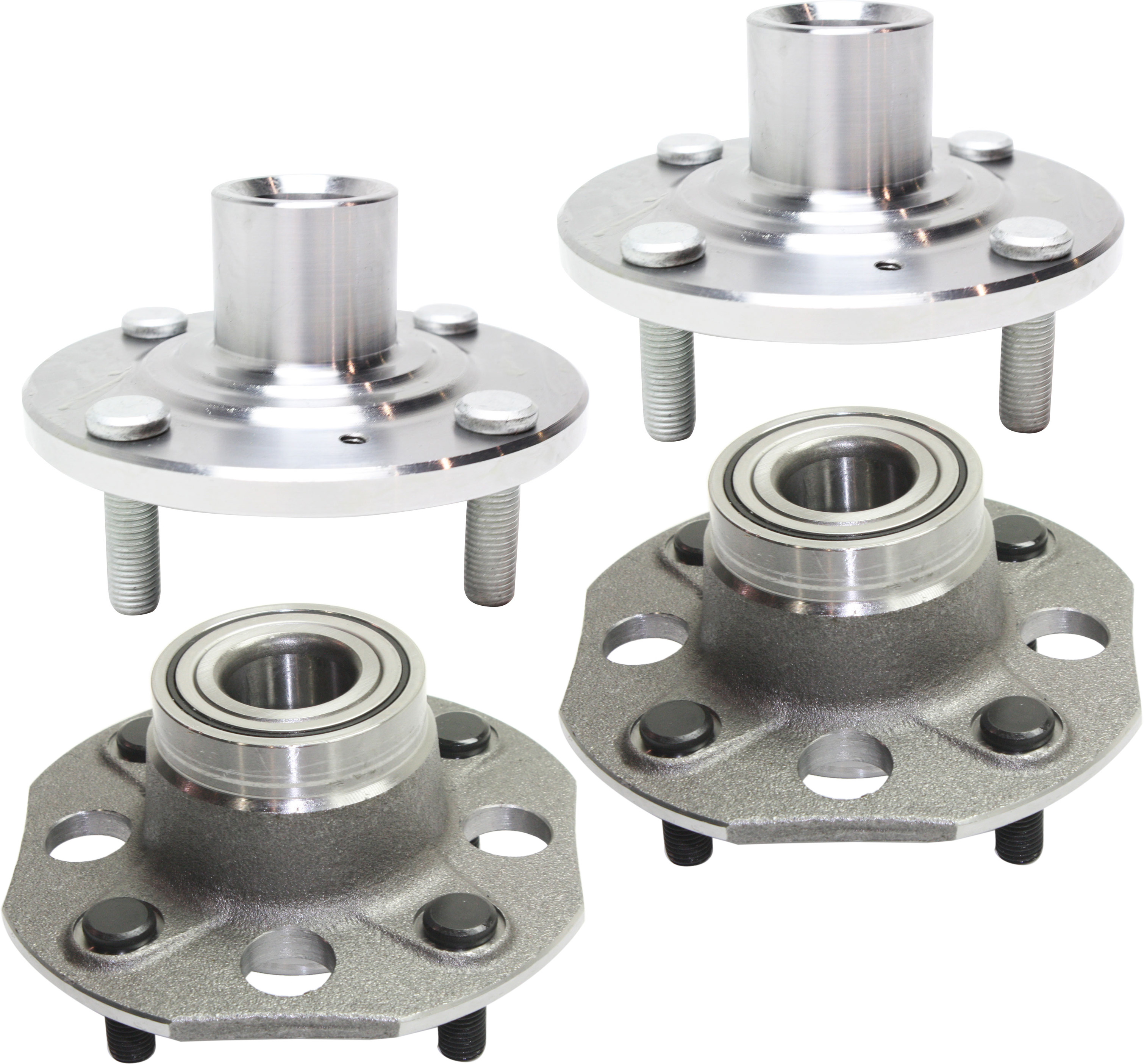 AM ACCORD 98-02 FRONT AND REAR HUB ASSEMBLY RH AND LH FWD SKU SET REPH283708-4 A OEM 44600S84A00-512176-516161-7121